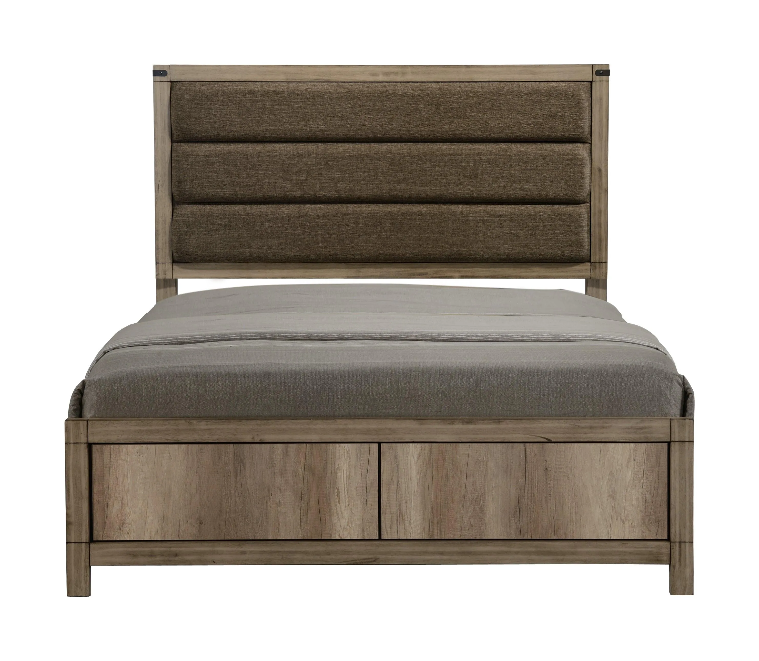 Matteo Melamine King Upholstered Panel Bed - Image 4