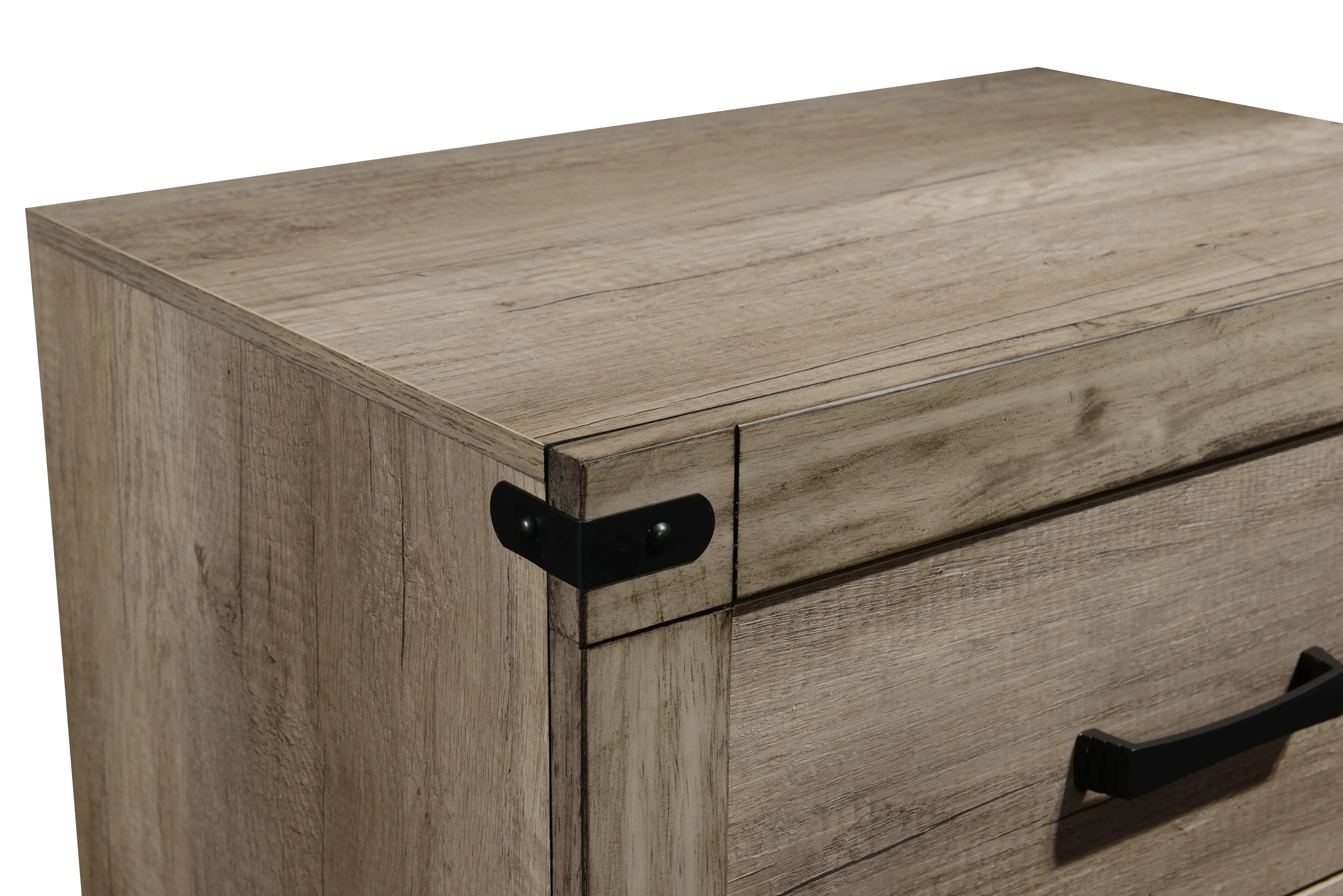 Matteo Melamine Upholstered Panel Bedroom Set - Image 4