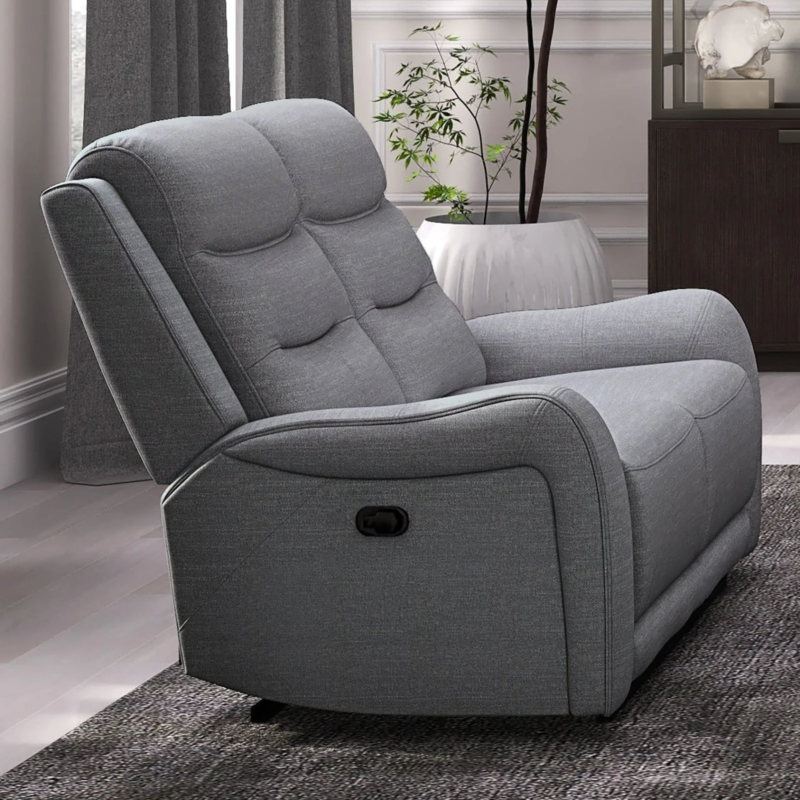 Matthias Gray Sofa & Loveseat - Image 2