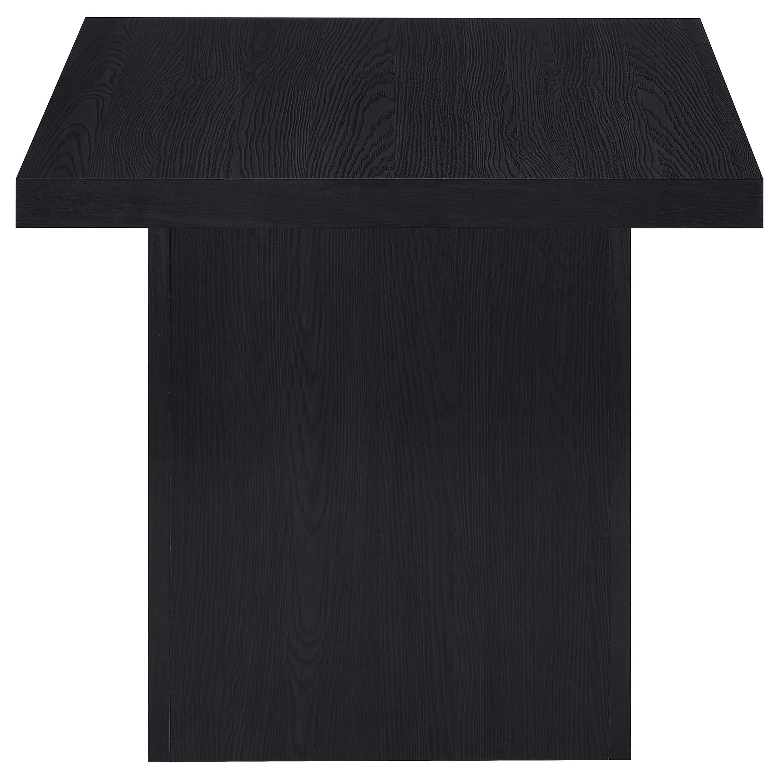 Max Black 3-Piece Rectangular Coffee and End Table Set - Image 10