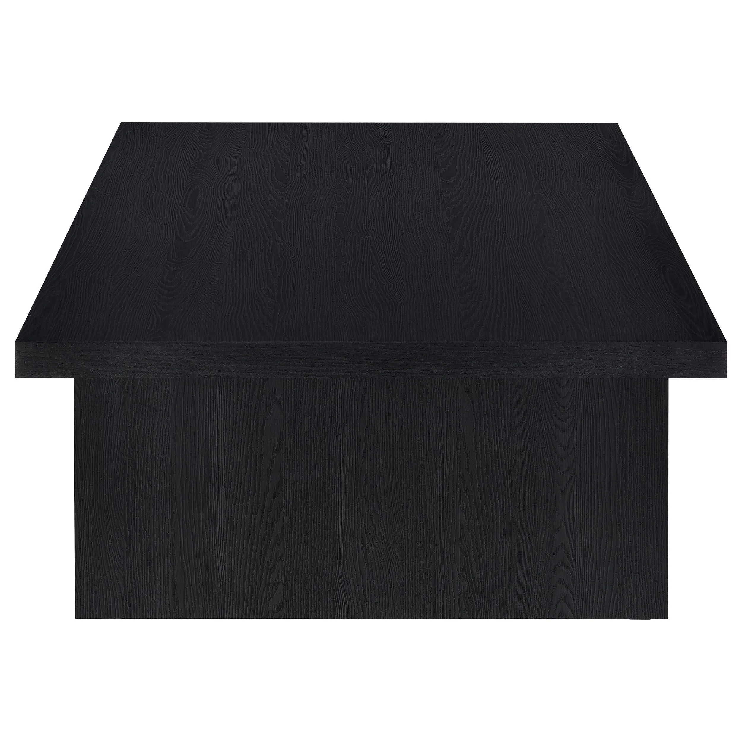 Max Black 3-Piece Rectangular Coffee and End Table Set - Image 12