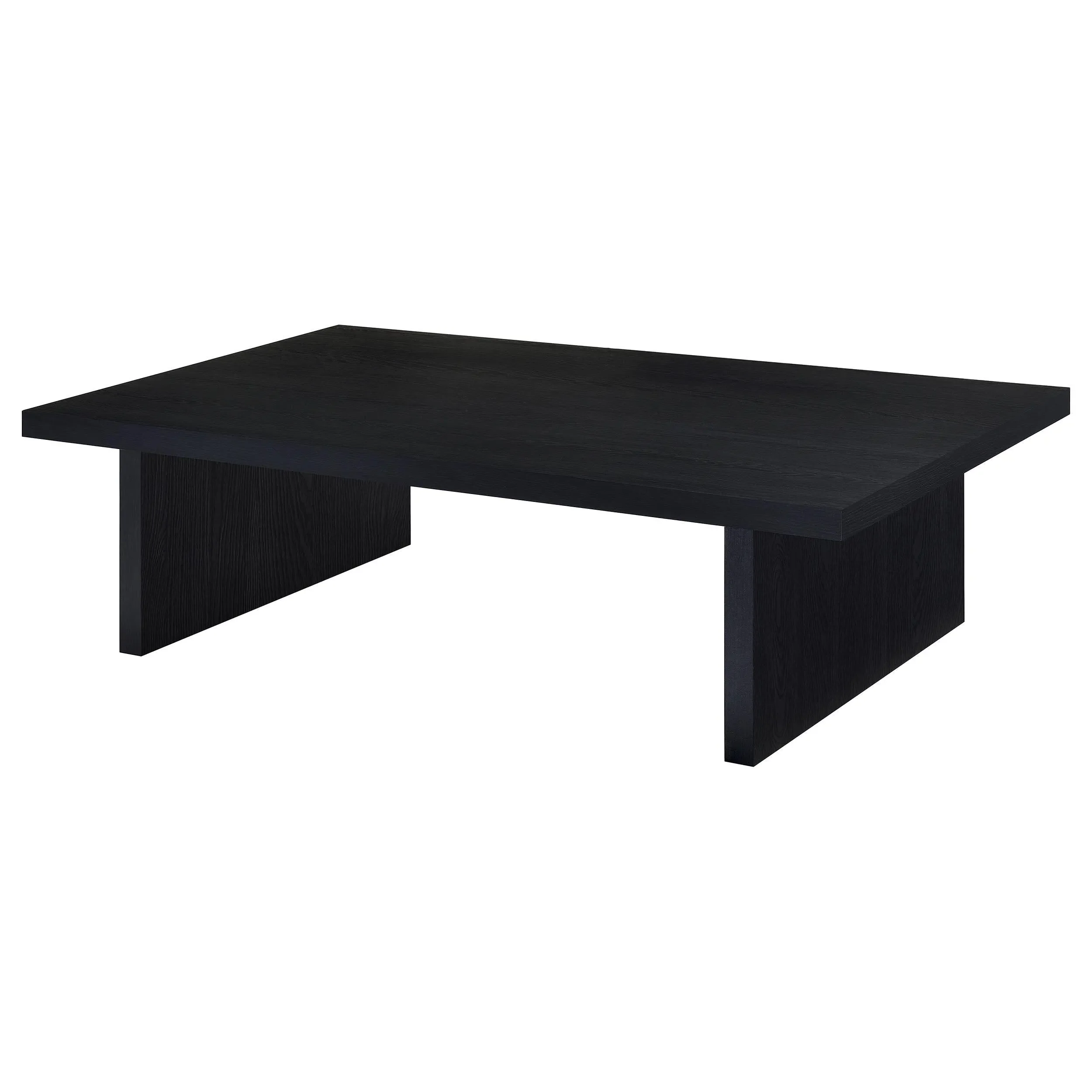Max Black 3-Piece Rectangular Coffee and End Table Set - Image 3