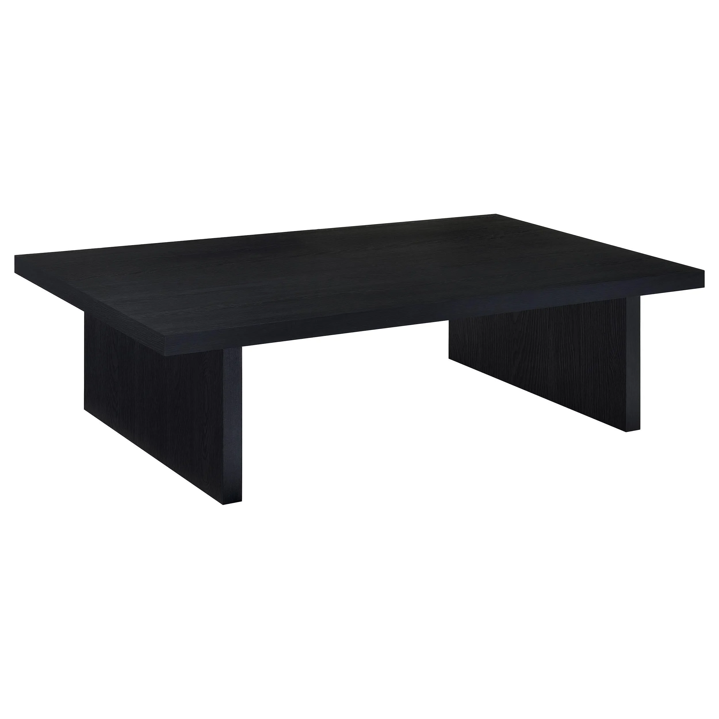 Max Black 3-Piece Rectangular Coffee and End Table Set - Image 4