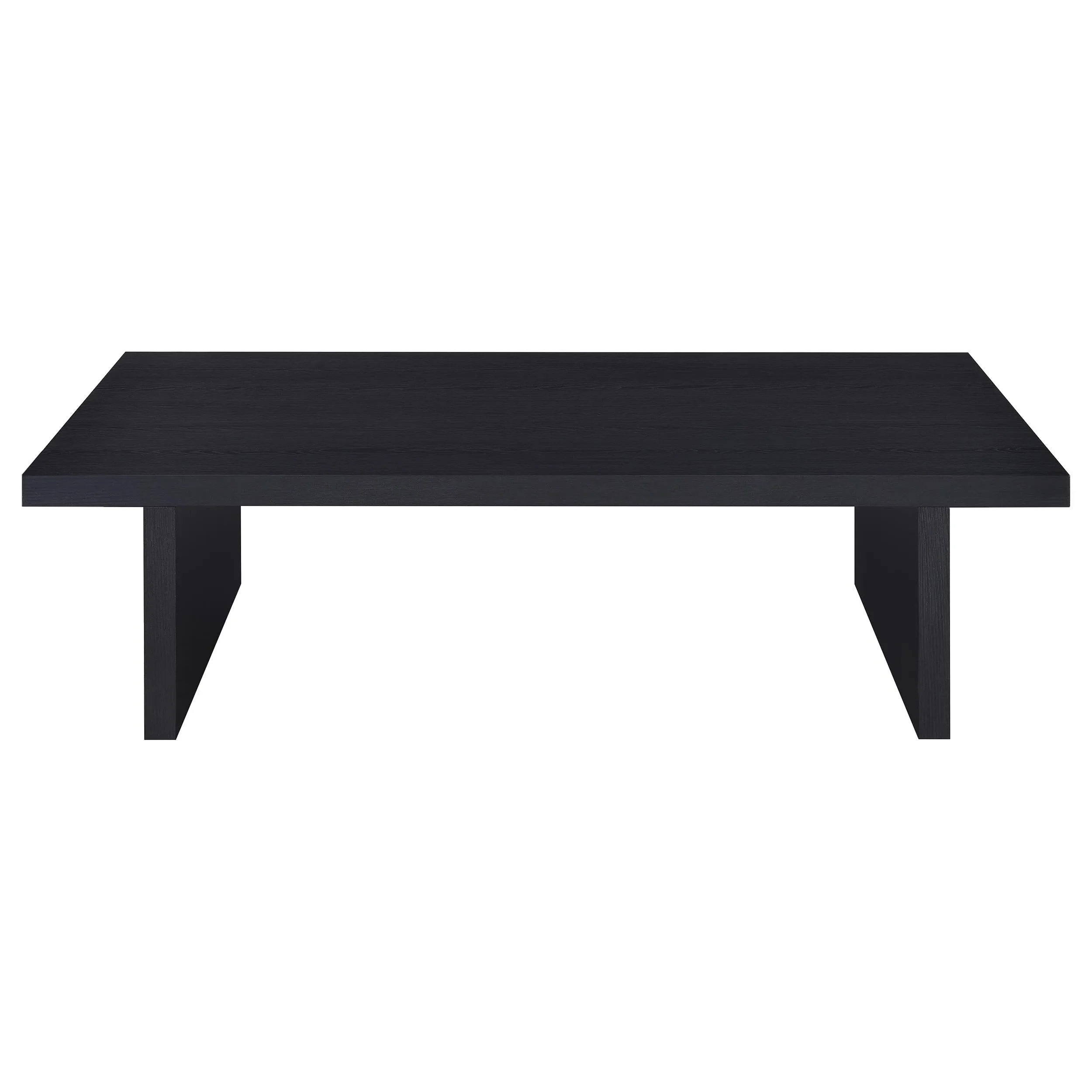 Max Black 3-Piece Rectangular Coffee and End Table Set - Image 5