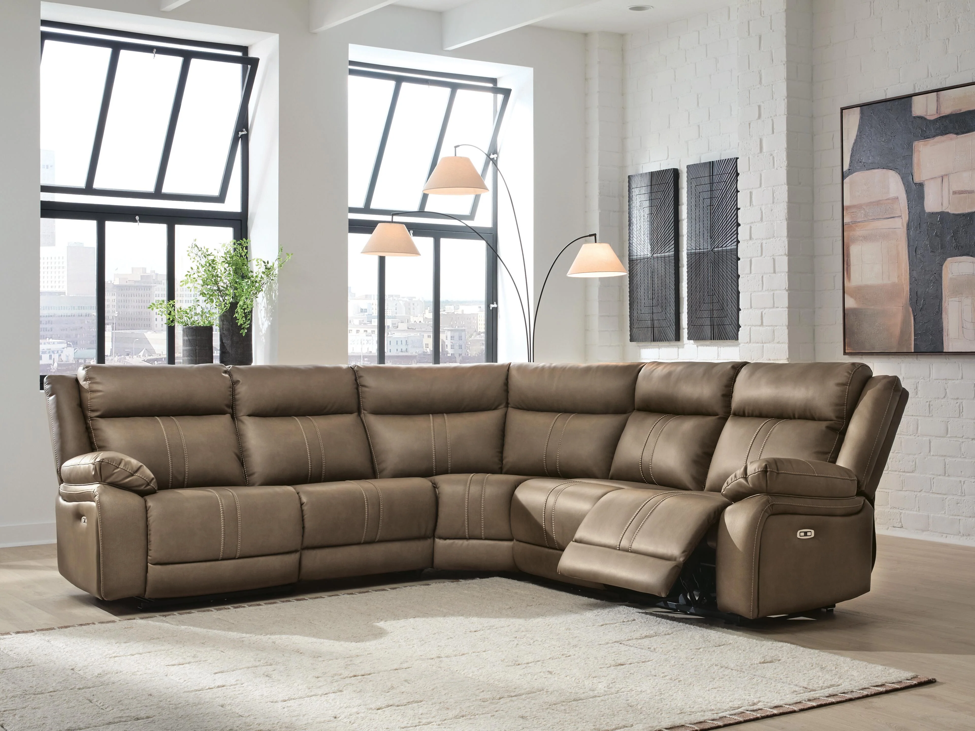 Max-Momentum Biscotti 5-Piece Power Reclining Sectional - Image 3