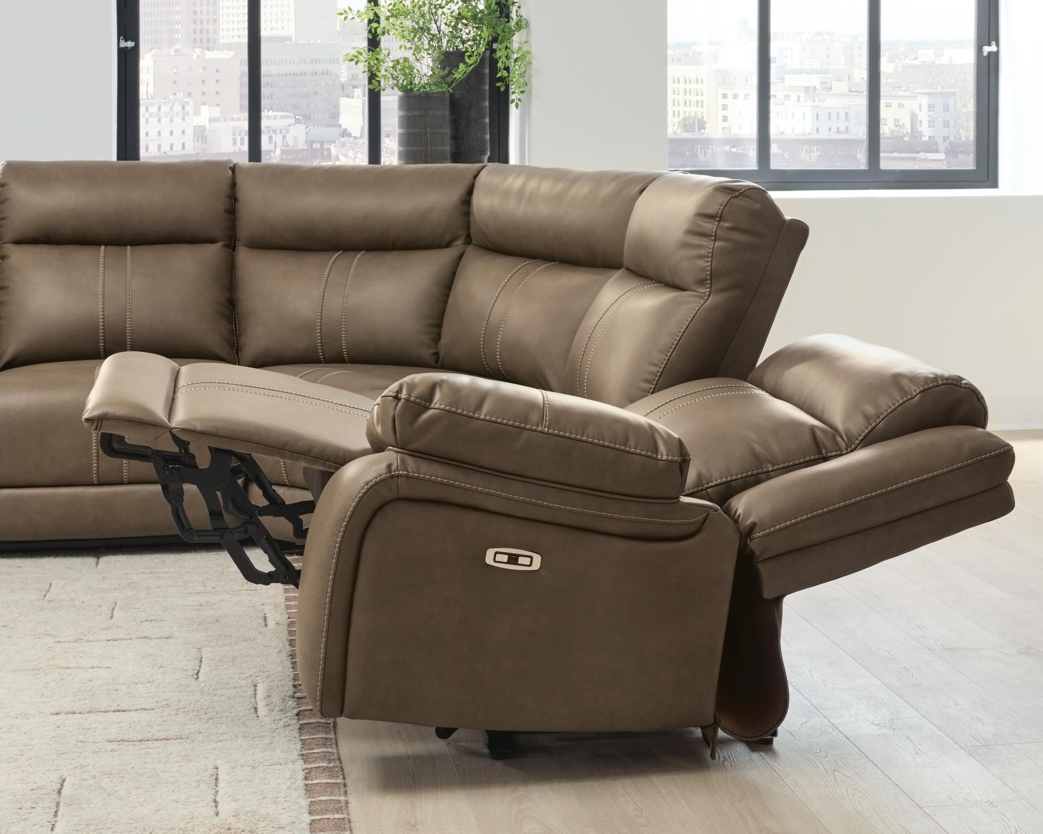 Max-Momentum Biscotti 5-Piece Power Reclining Sectional - Image 7
