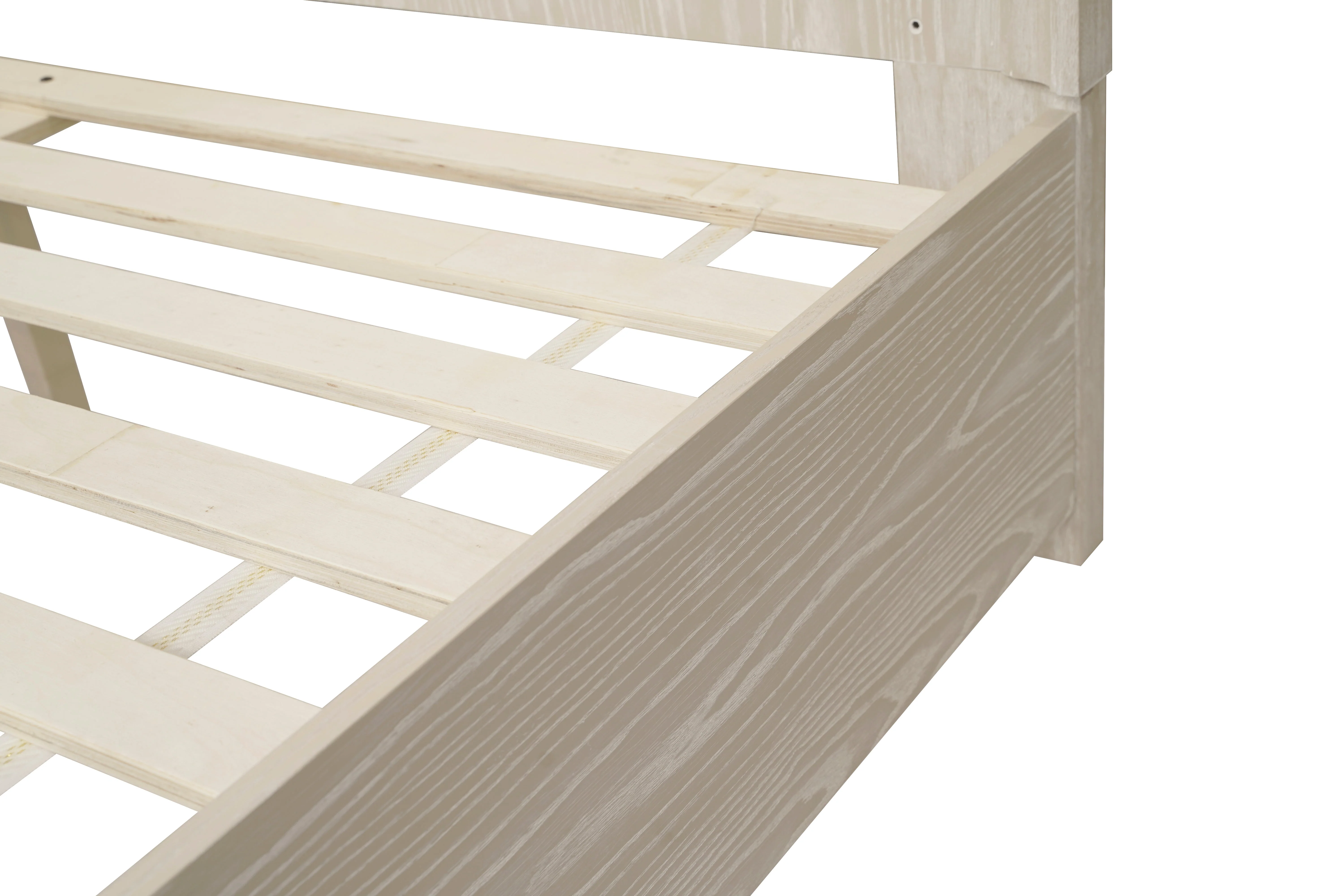 Maxime Two Drawer Footboard Full Storage Platform Bed In Ash - Image 11