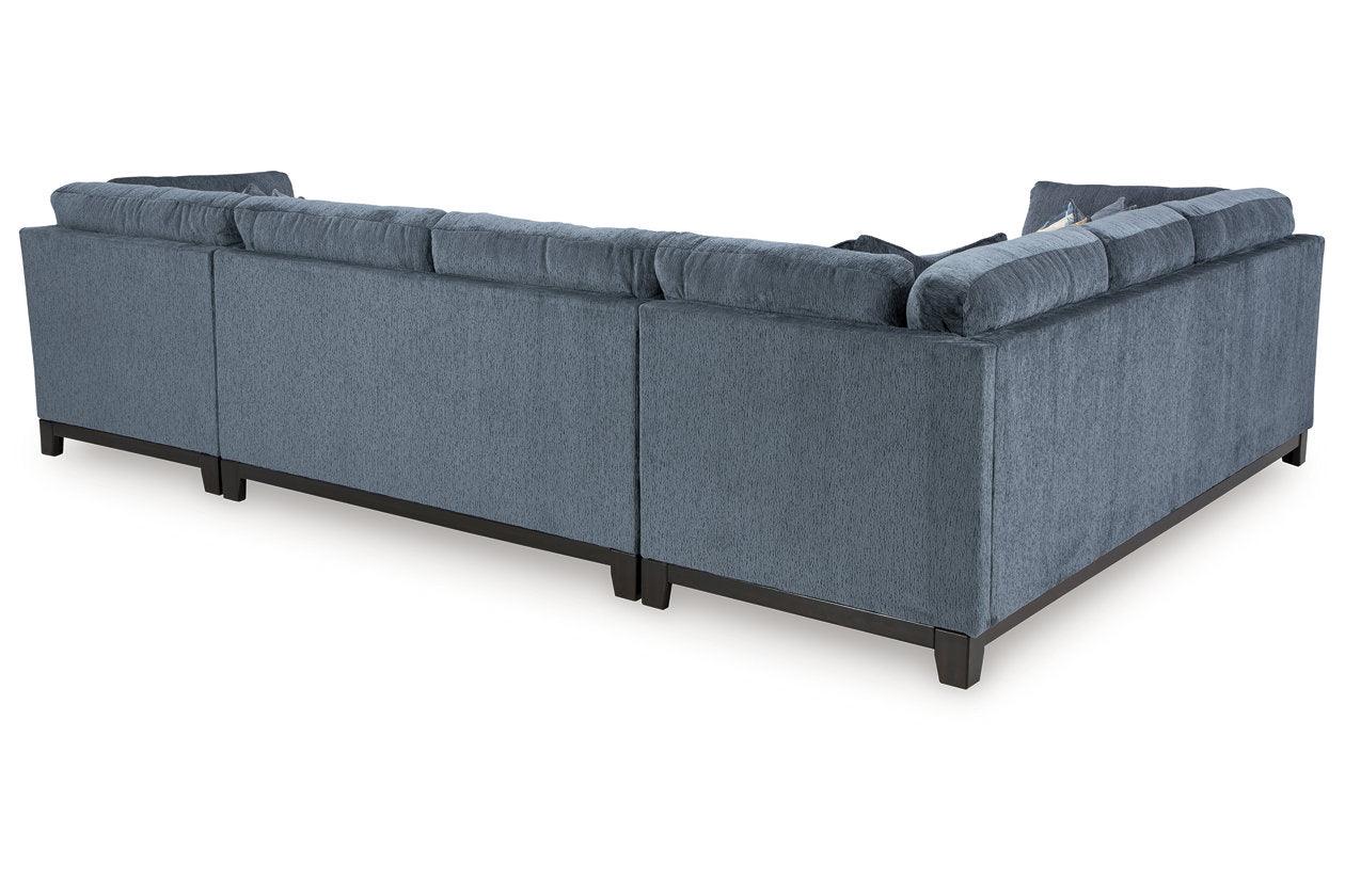 Maxon Place Navy 3-Piece Sectional with RAF Chaise - Image 2