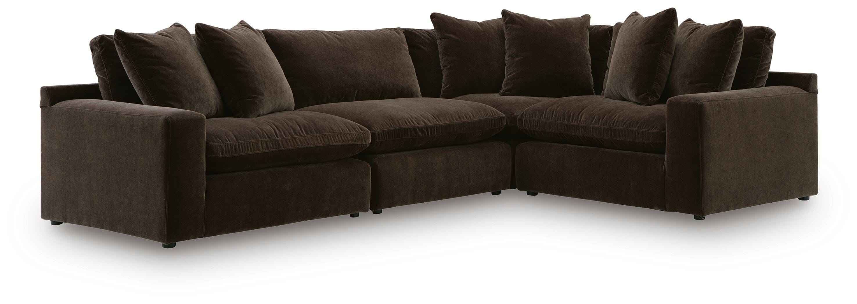 Maxton Heights Bittersweet 4-Piece Modular Sectional - Image 2