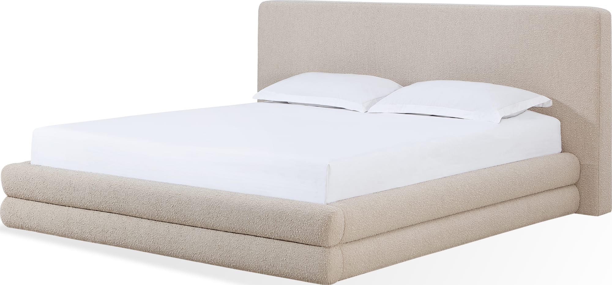 Maya Brun California King Upholstered Platform Bed - Image 7