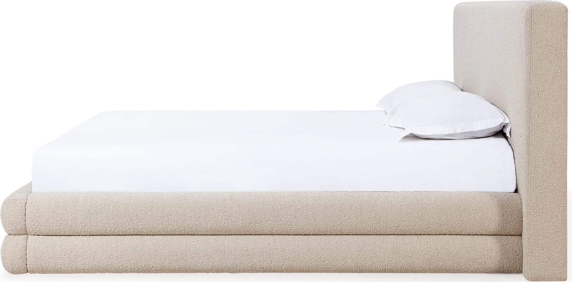 Maya Brun Full Upholstered Platform Bed - Image 9