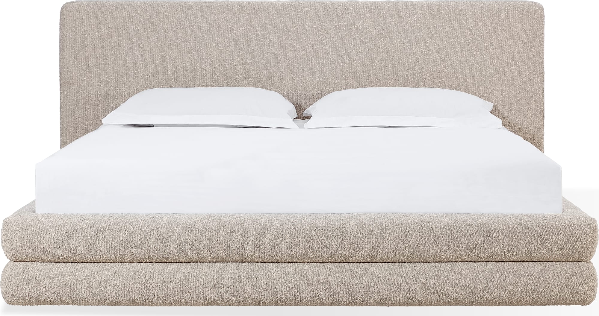 Maya Brun King Upholstered Platform Bed - Image 6