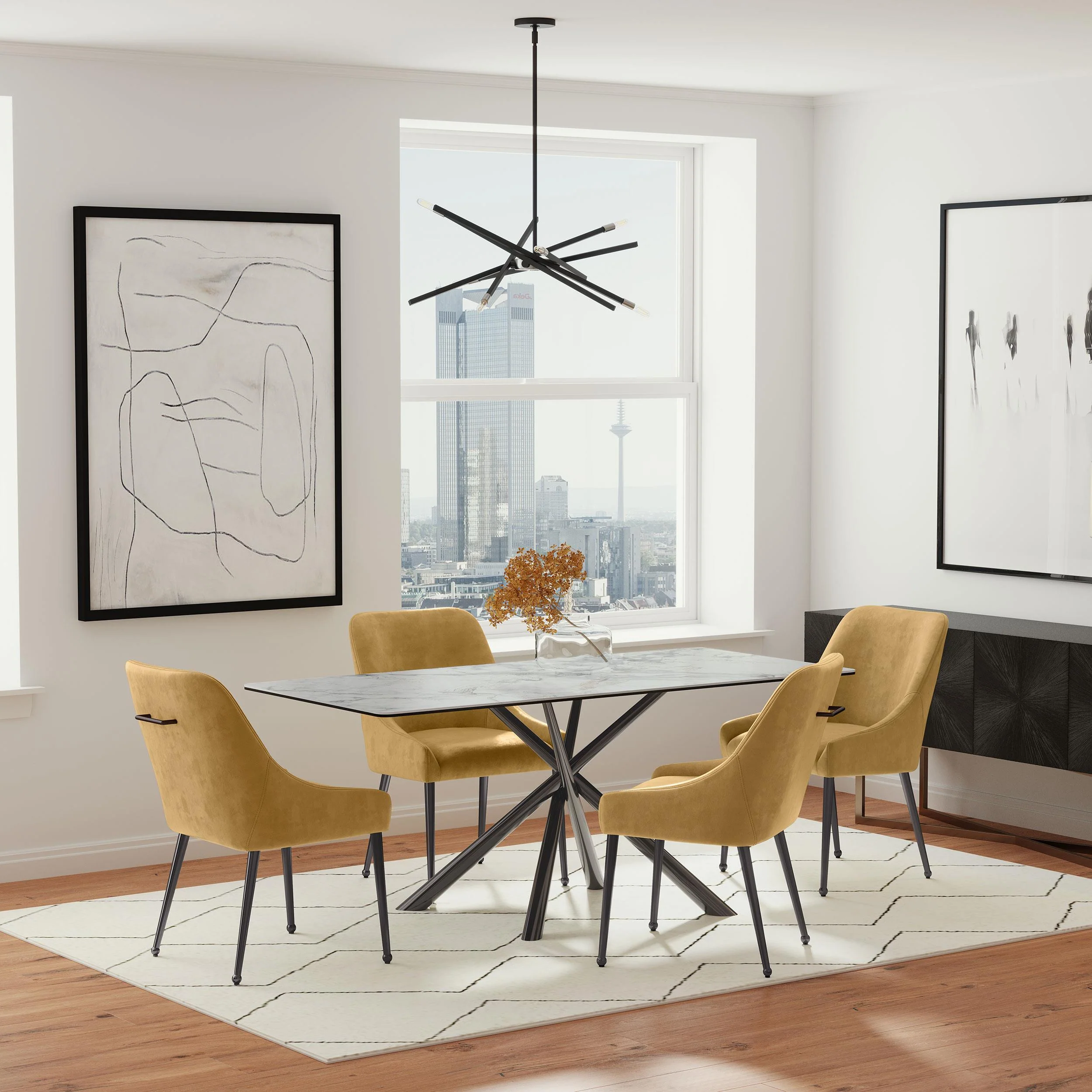 Mayette Cognac Dining Side Chair, Set of 2 - Image 10