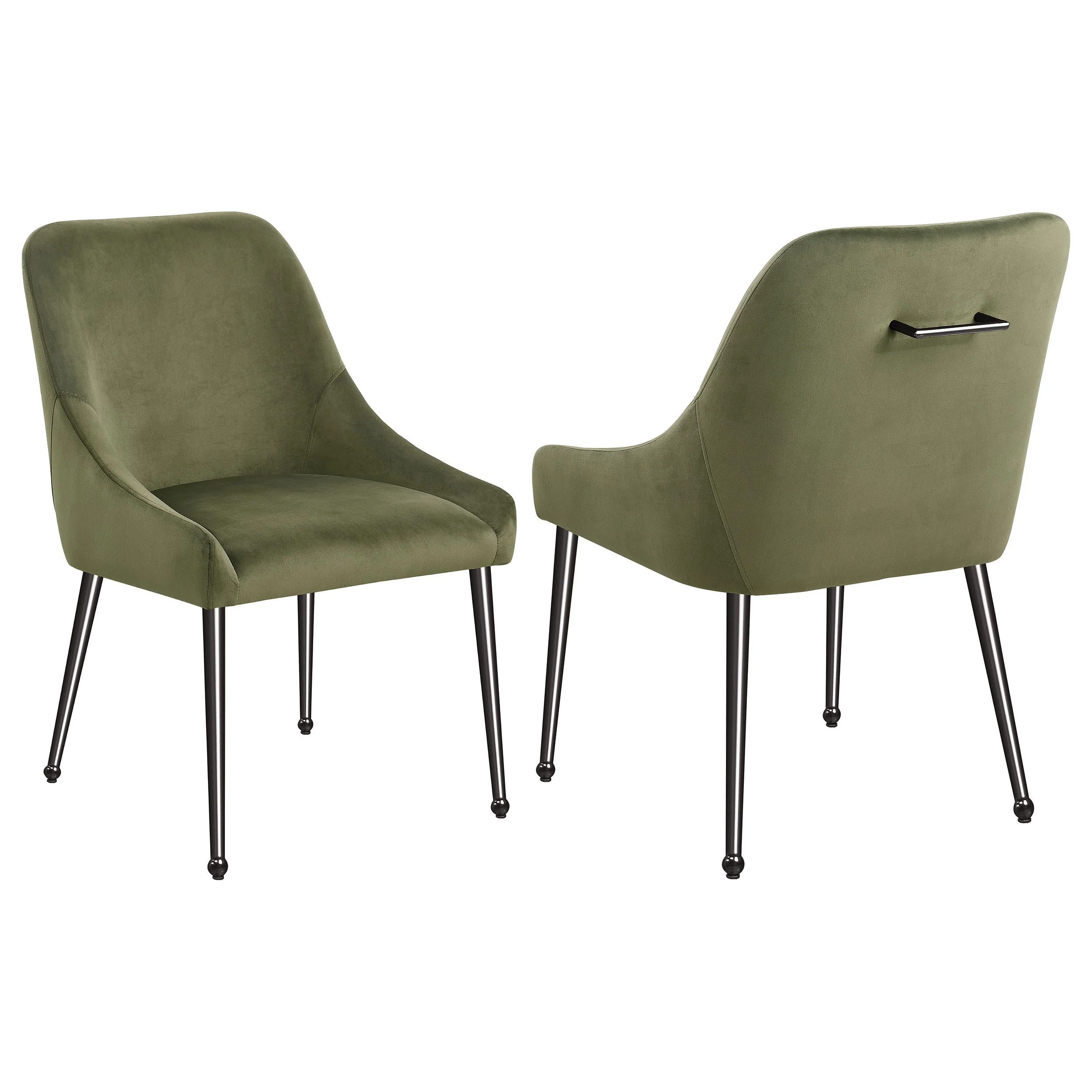Mayette Olive Dining Side Chair, Set of 2