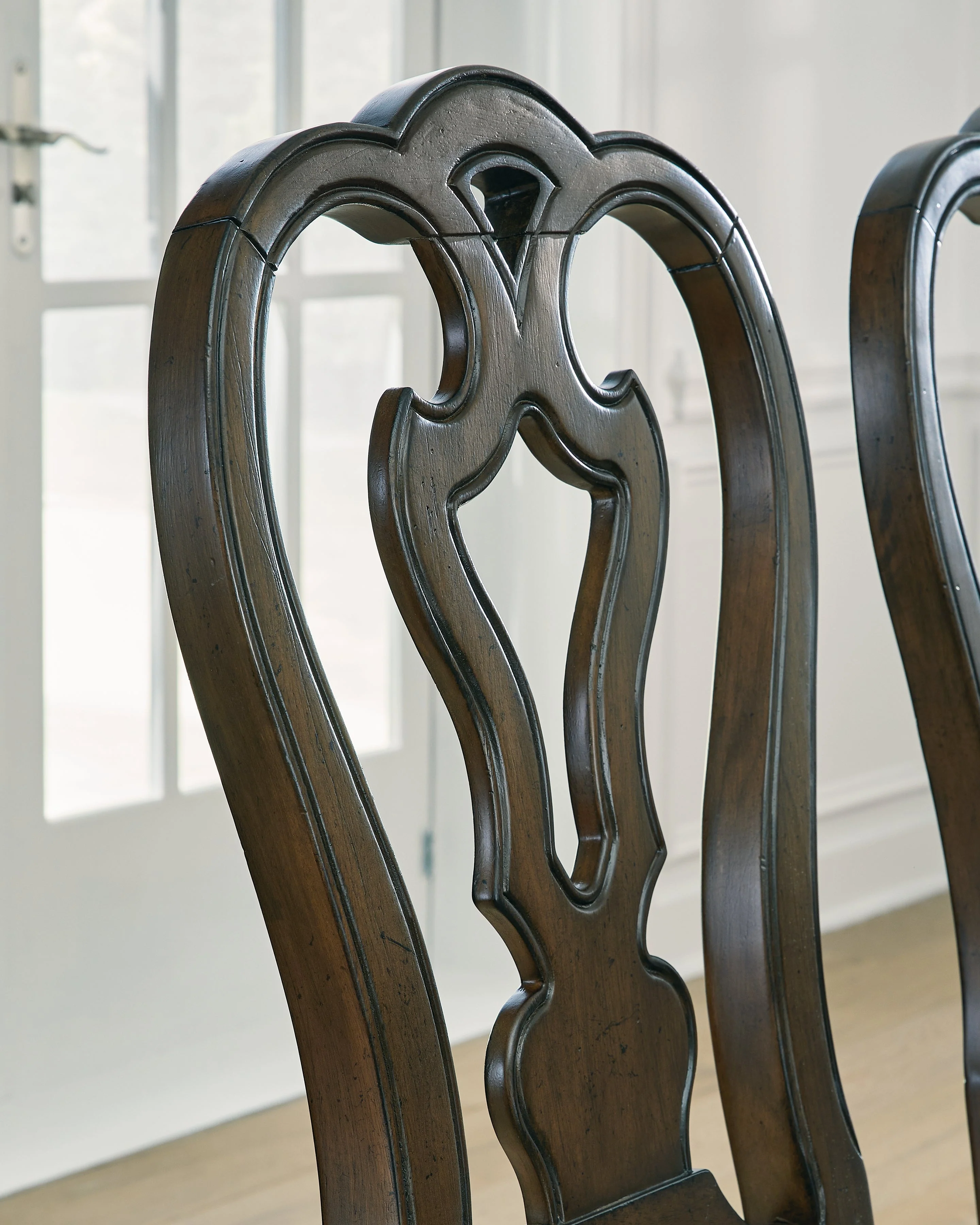 Maylee Dark Brown Dining Table and 6 Chairs - Image 5