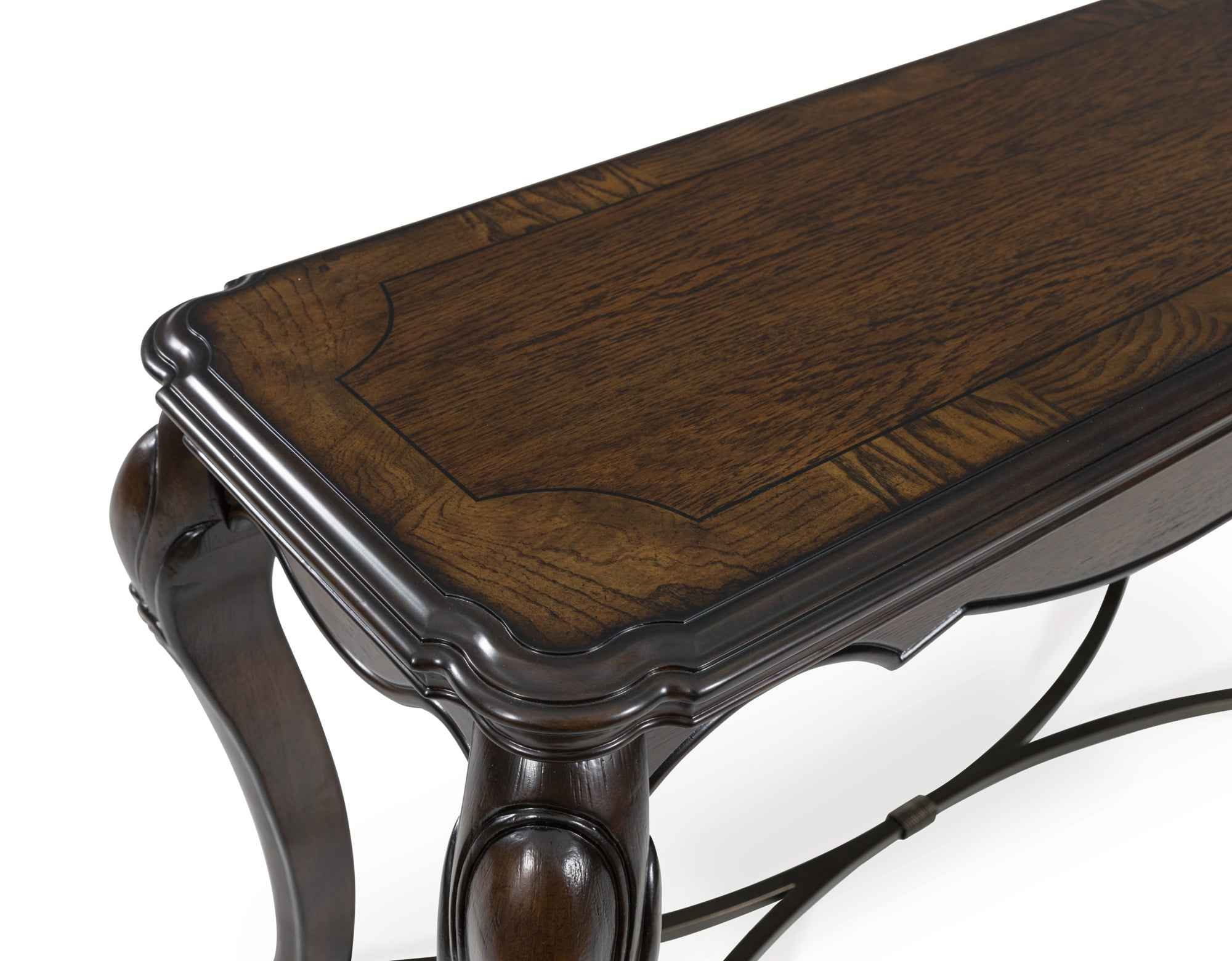 Maylee Dark Brown Sofa Table - Image 12