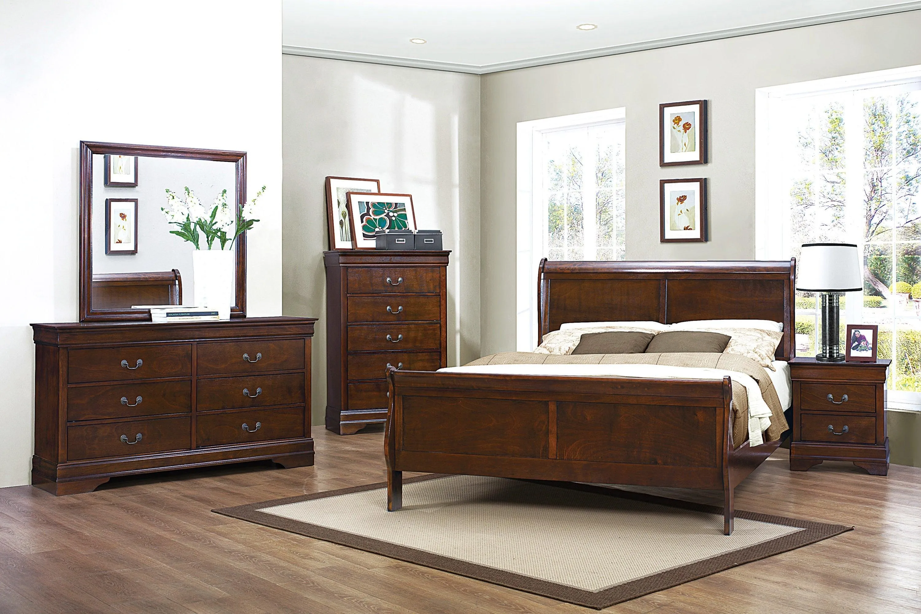 Mayville Brown Cherry Nightstand - Image 2