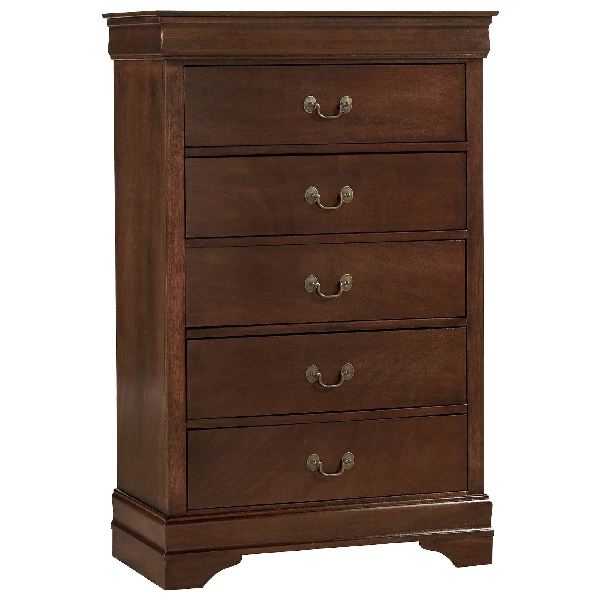 Mayville Brown Cherry Sleigh Youth Bedroom Set - Image 9