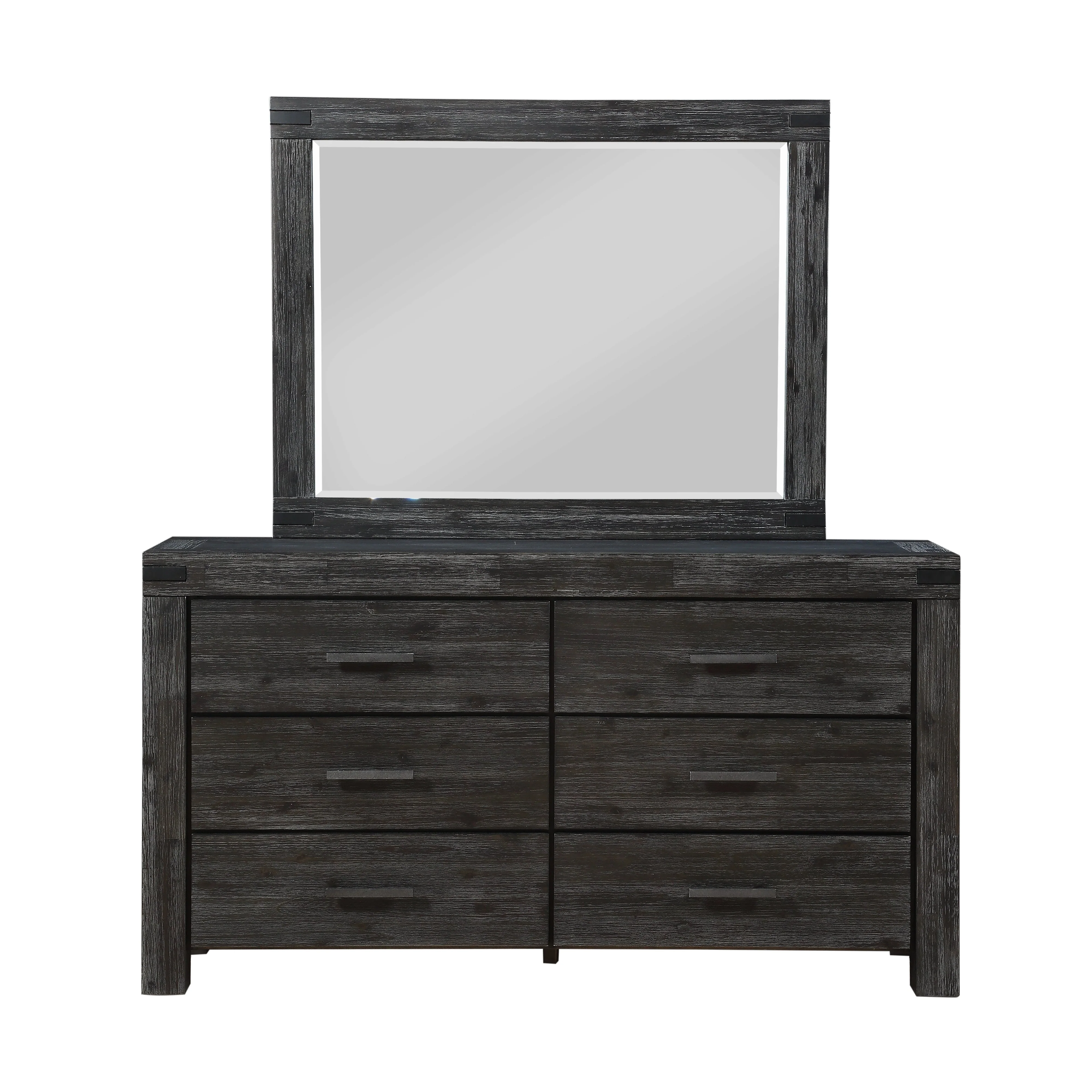 Meadow Six Drawer Solid Wood Dresser in Graphite - Image 7