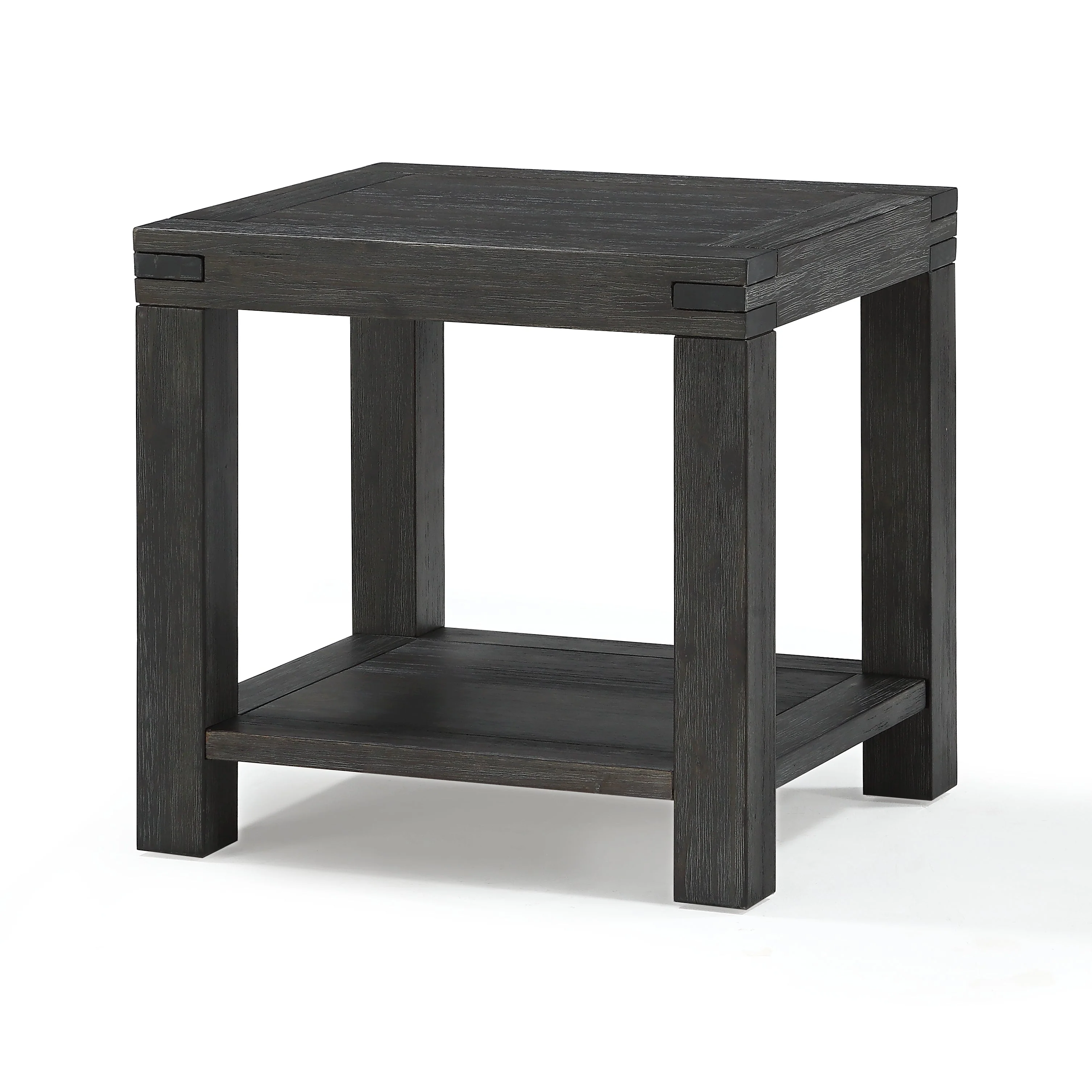 Meadow Solid Wood End Table in Graphite - Image 4