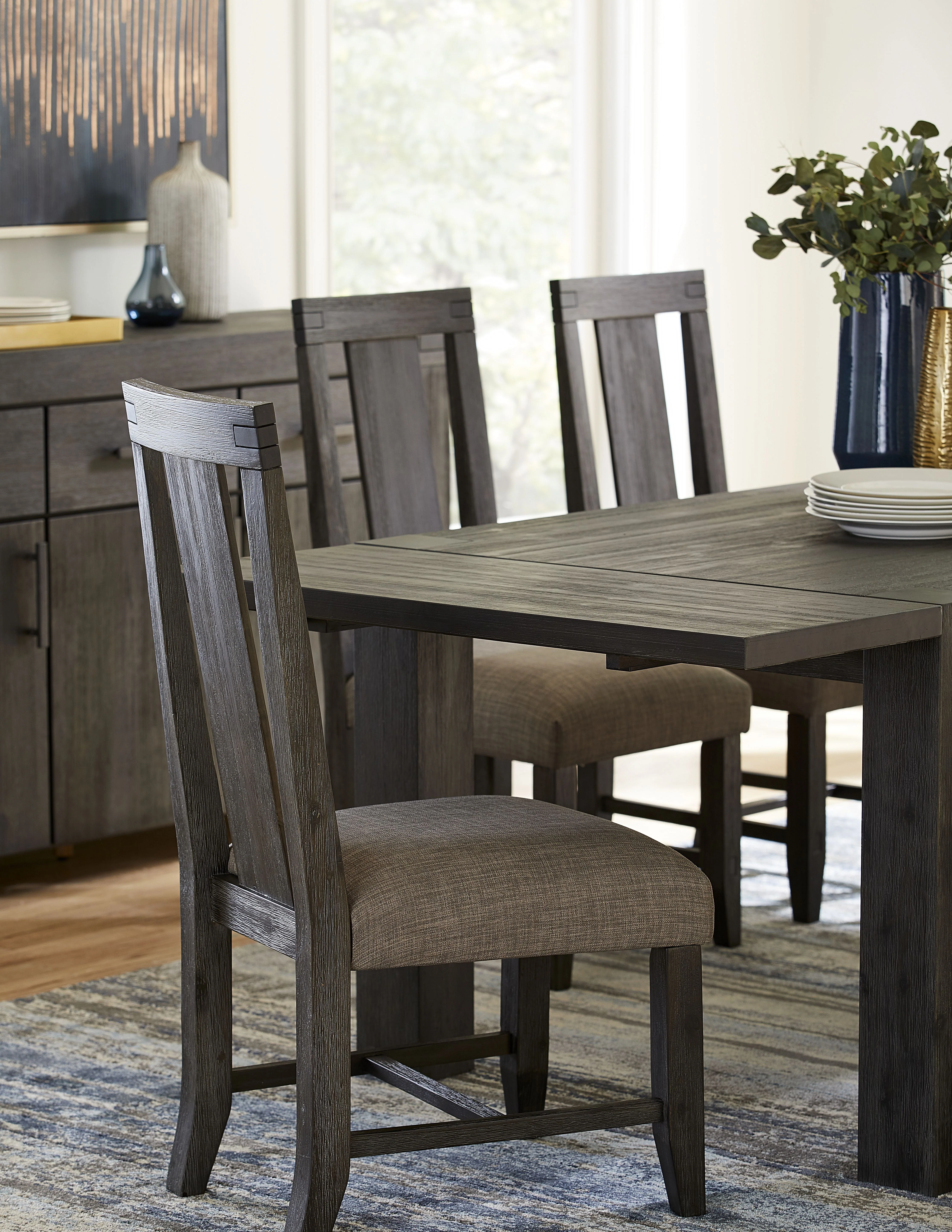 Meadow Solid Wood Uphostered Panel-Back Chair (Set of 2) - Image 3