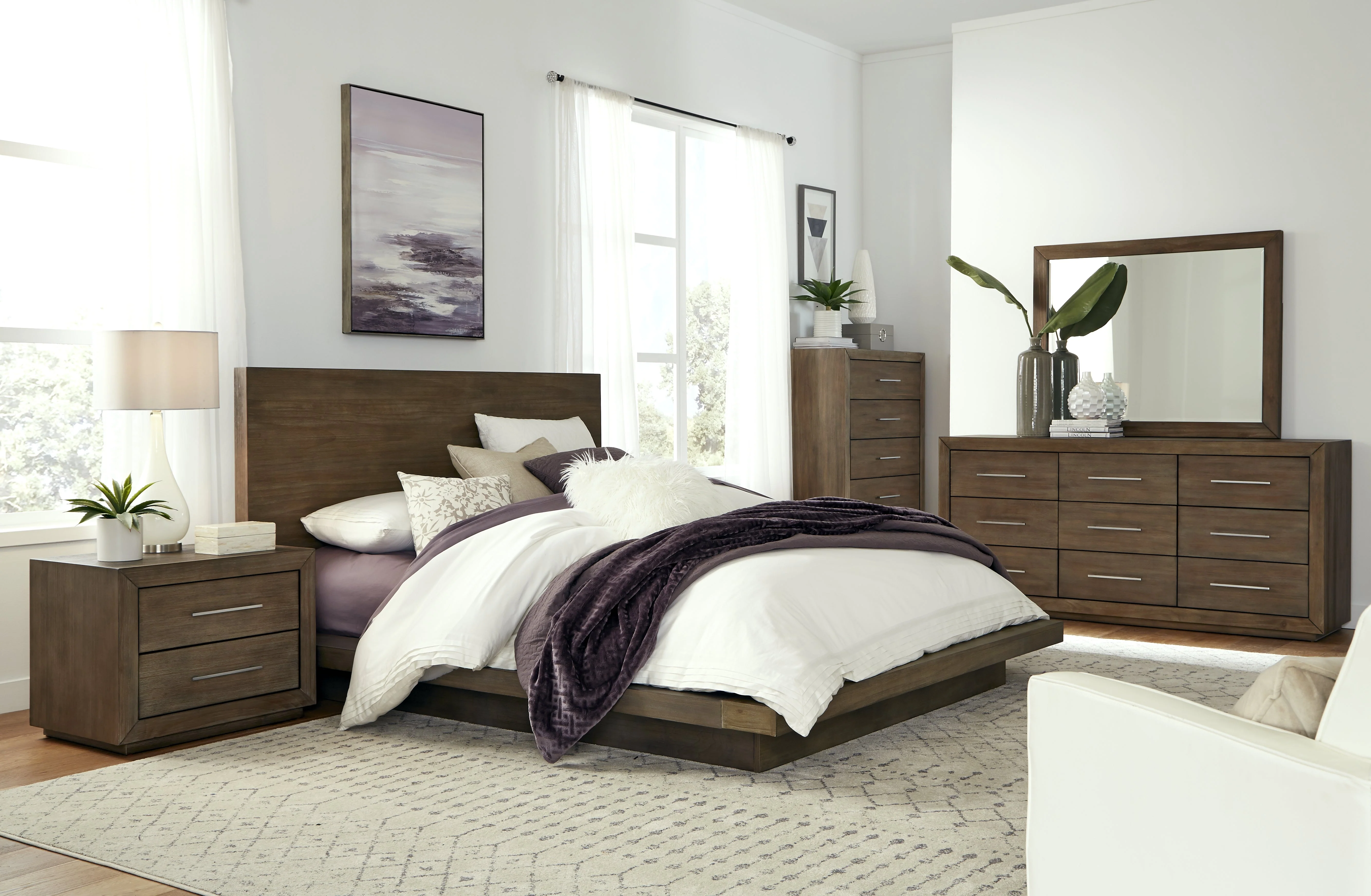 Melbourne Beveled Glass Mirror in Dark Pine - Image 2