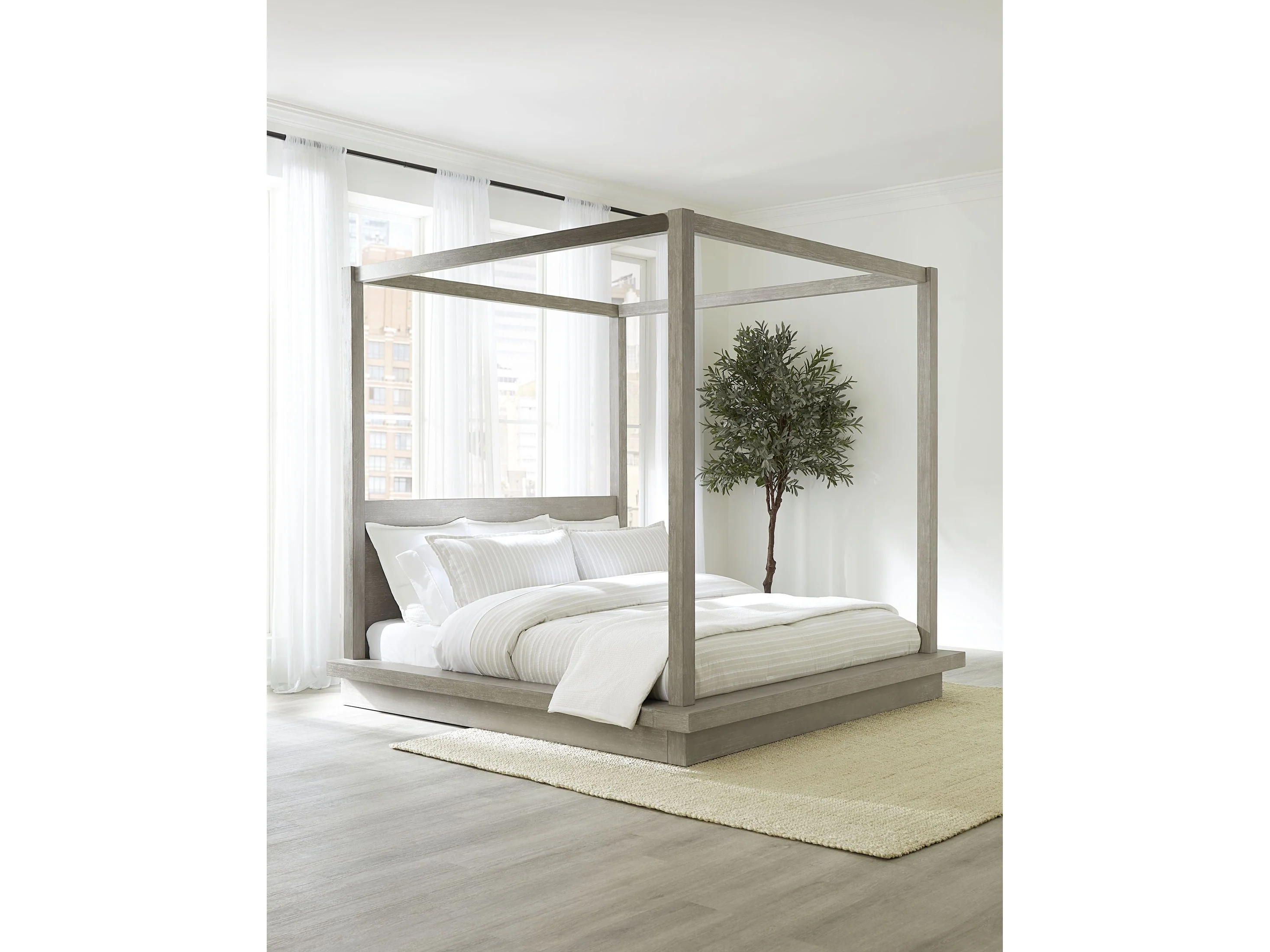Melbourne Mineral King Canopy Bed
