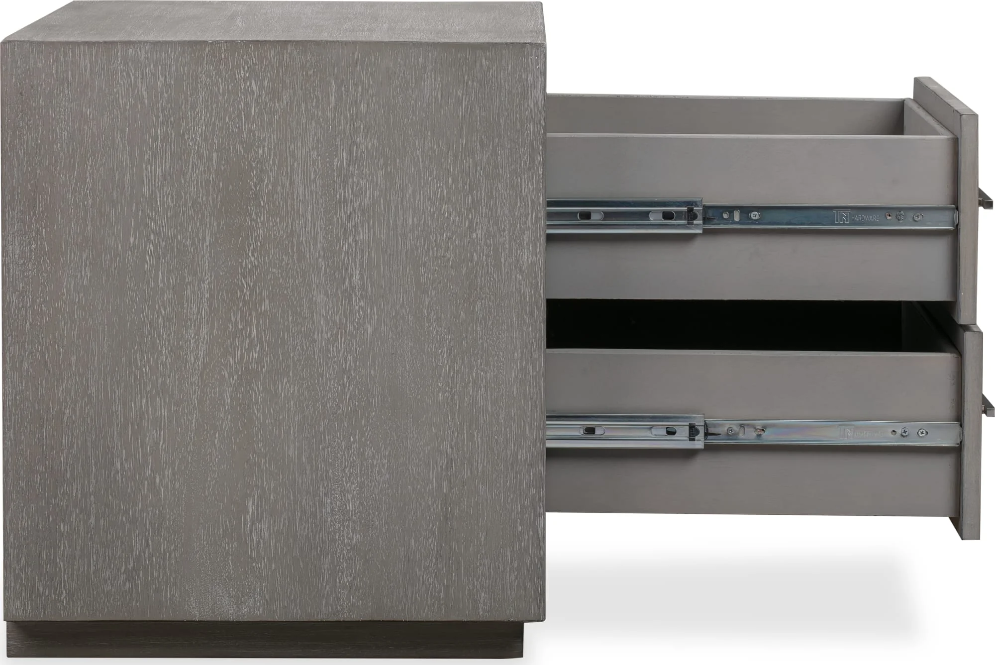 Melbourne Mineral Two Drawer Nightstand with USB - Image 10