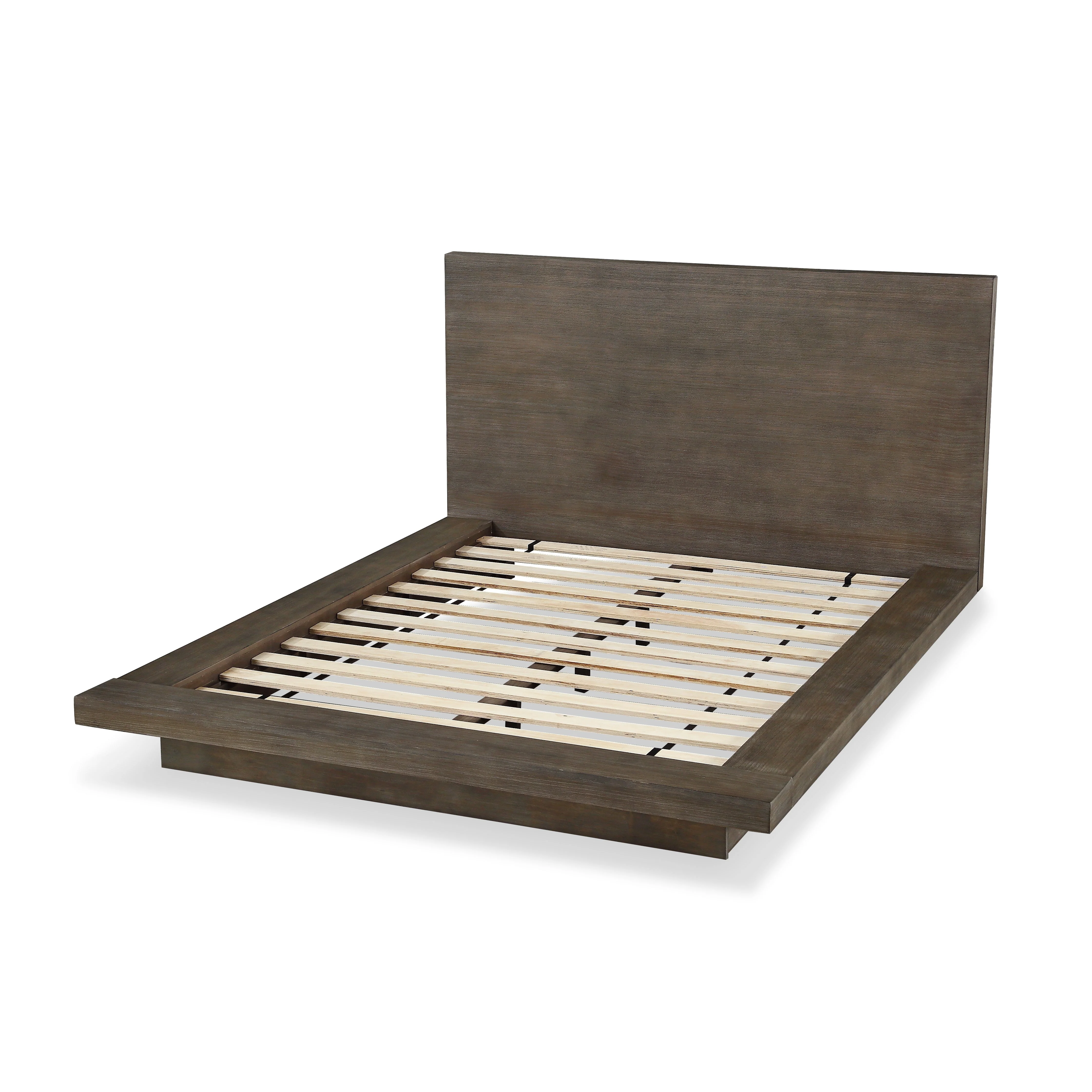 Melbourne Wood Eastern King Platform Bed in Dark Pine - Image 6