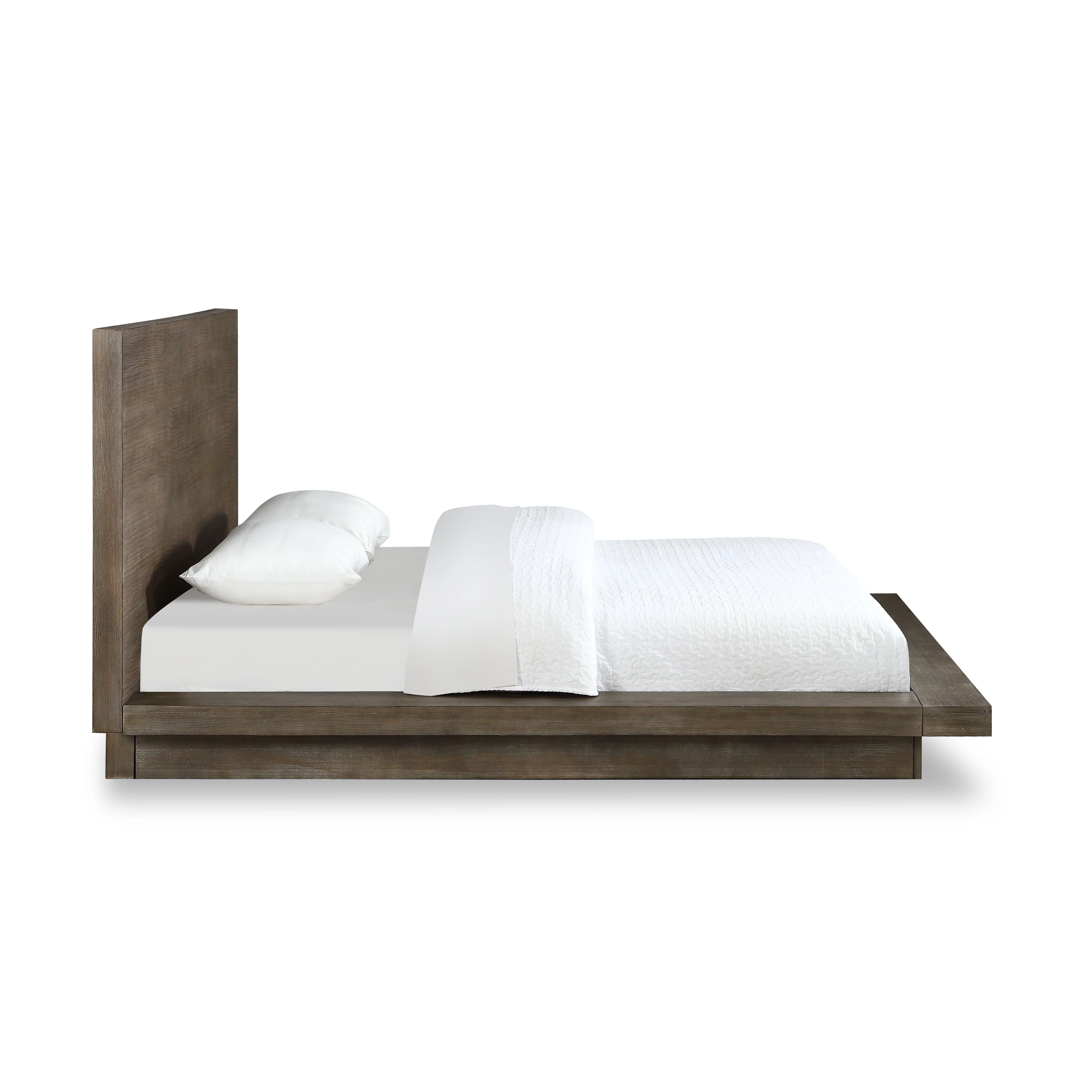 Melbourne Wood Full Platform Bed in Dark Pine - Image 5