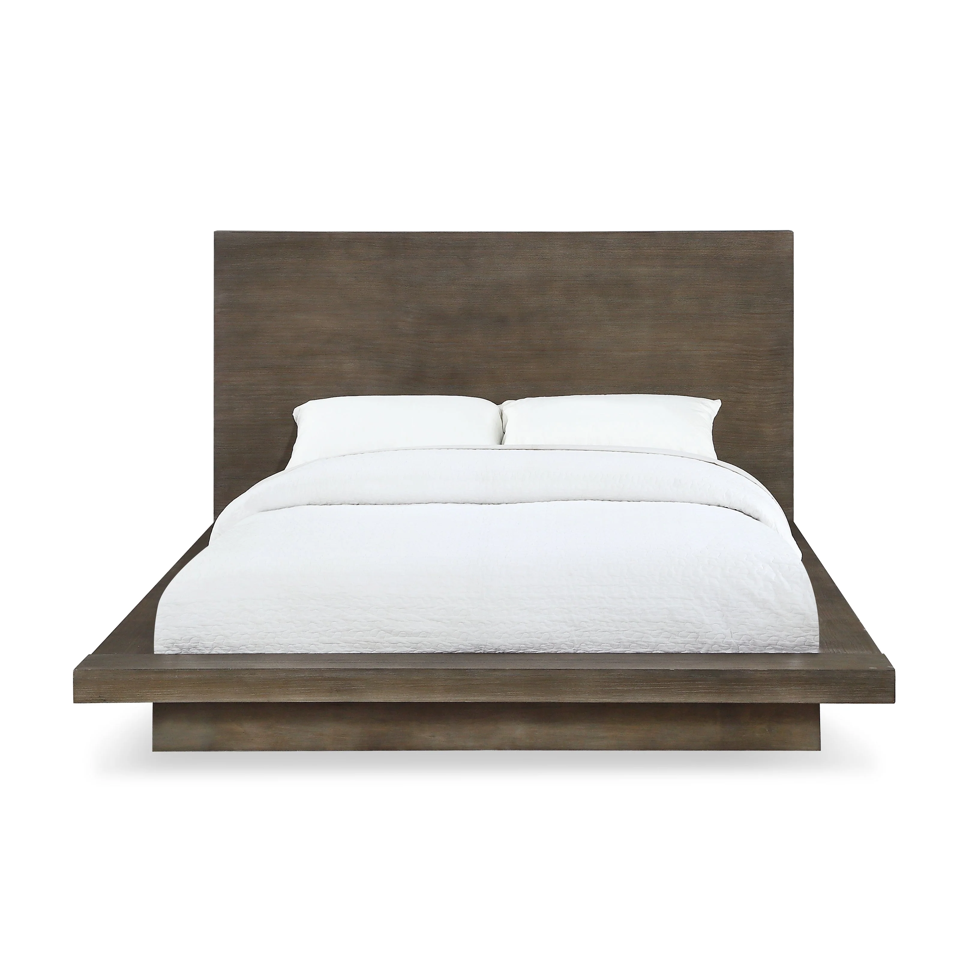 Melbourne Wood Queen Platform Bed in Dark Pine - Image 4