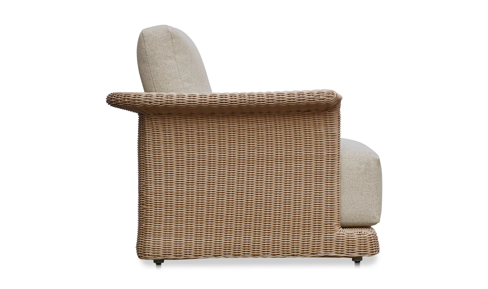 Meredith Outdoor Accent Chair Beige - Image 3