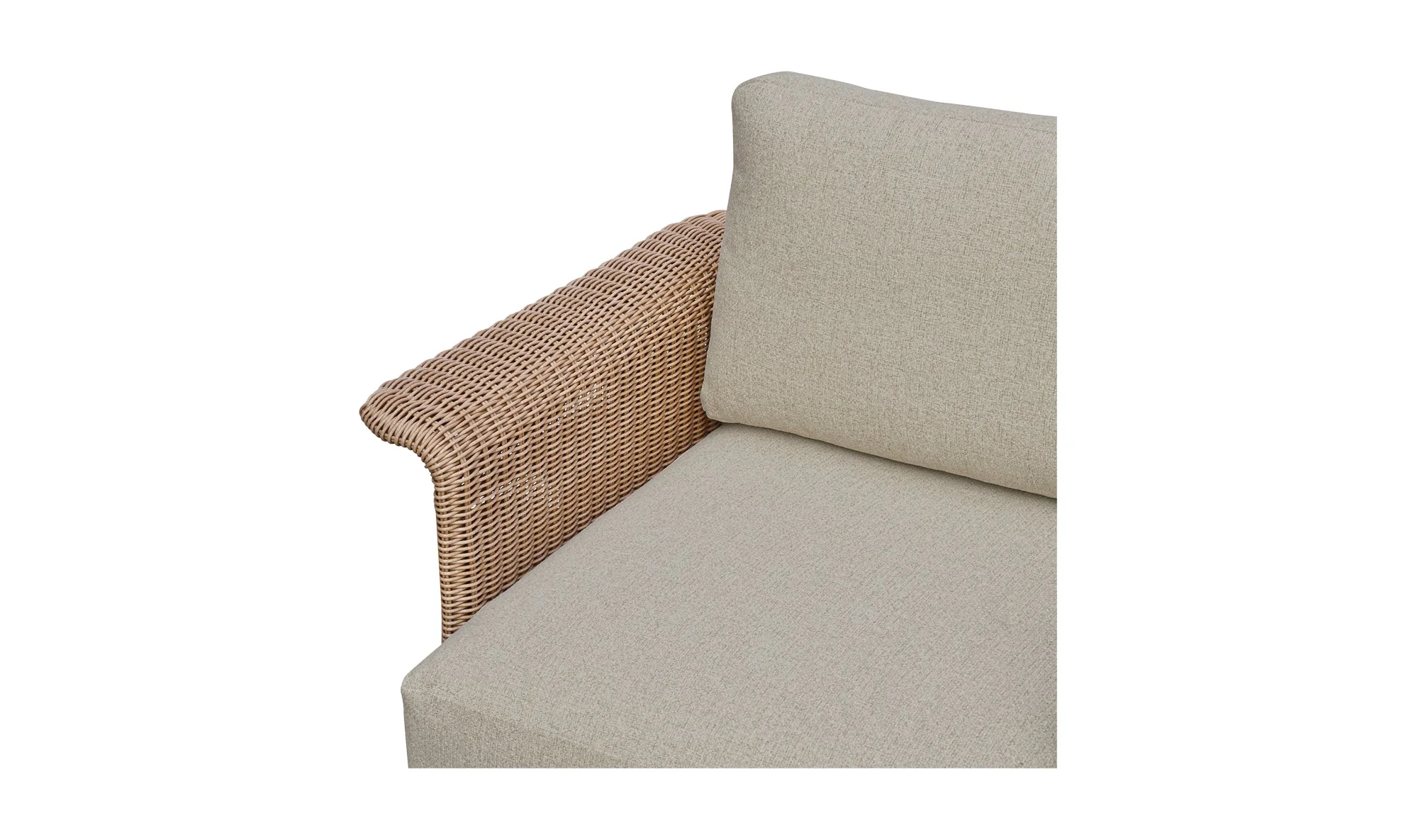 Meredith Outdoor Accent Chair Beige - Image 8