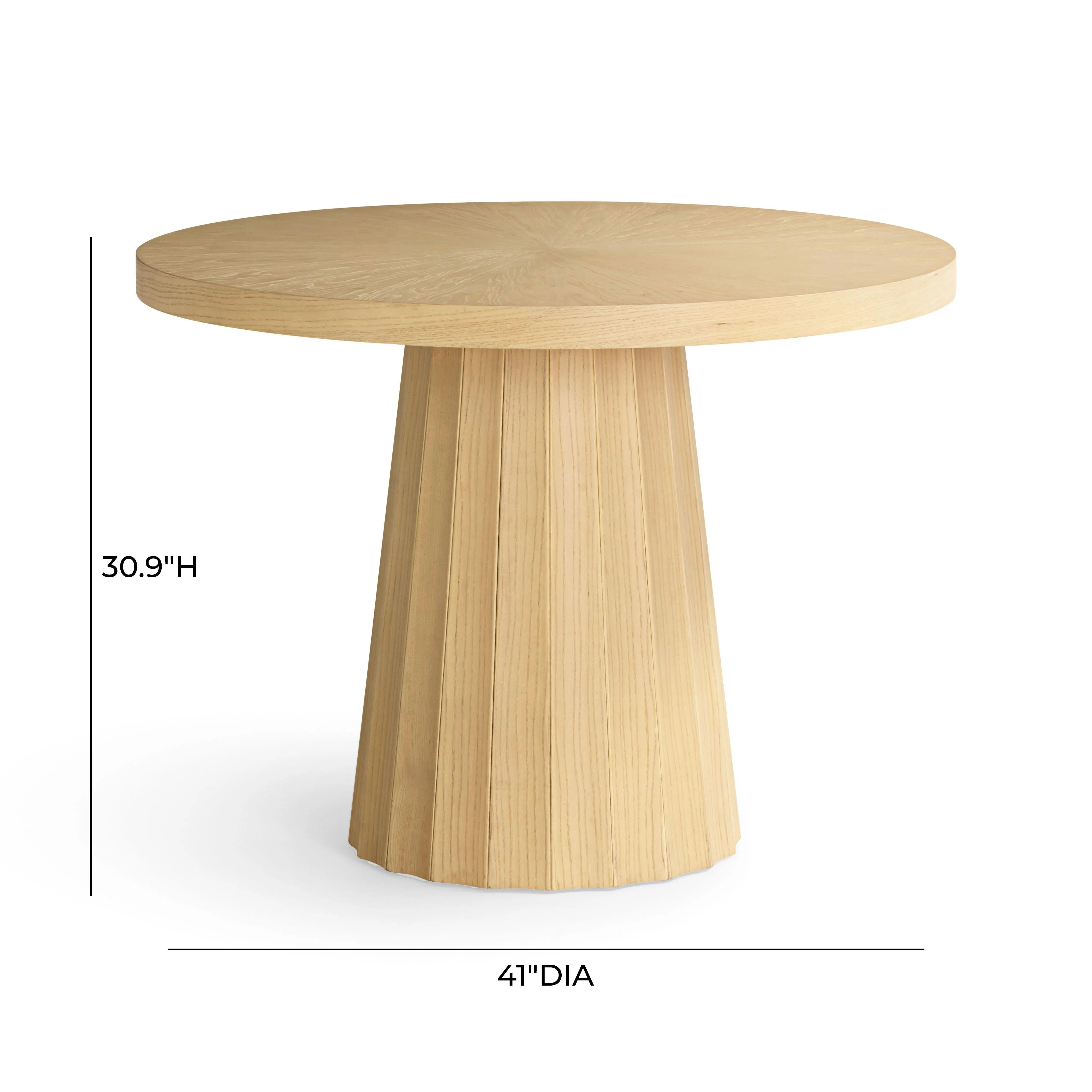Meri Natural Round Dining Table - Image 5