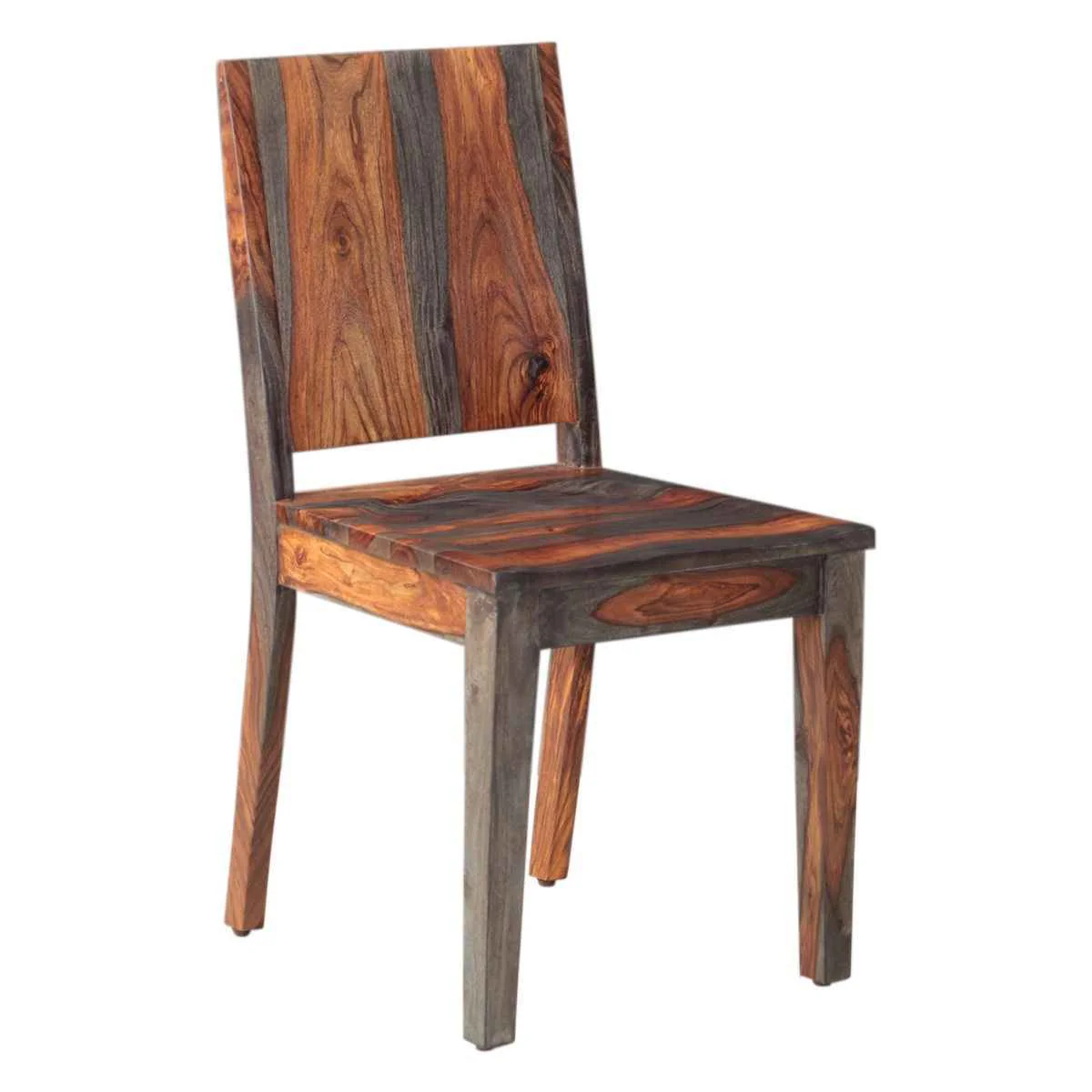 Meridian 17" Wood Dining Chair in Capri Sheesham, Set of 2