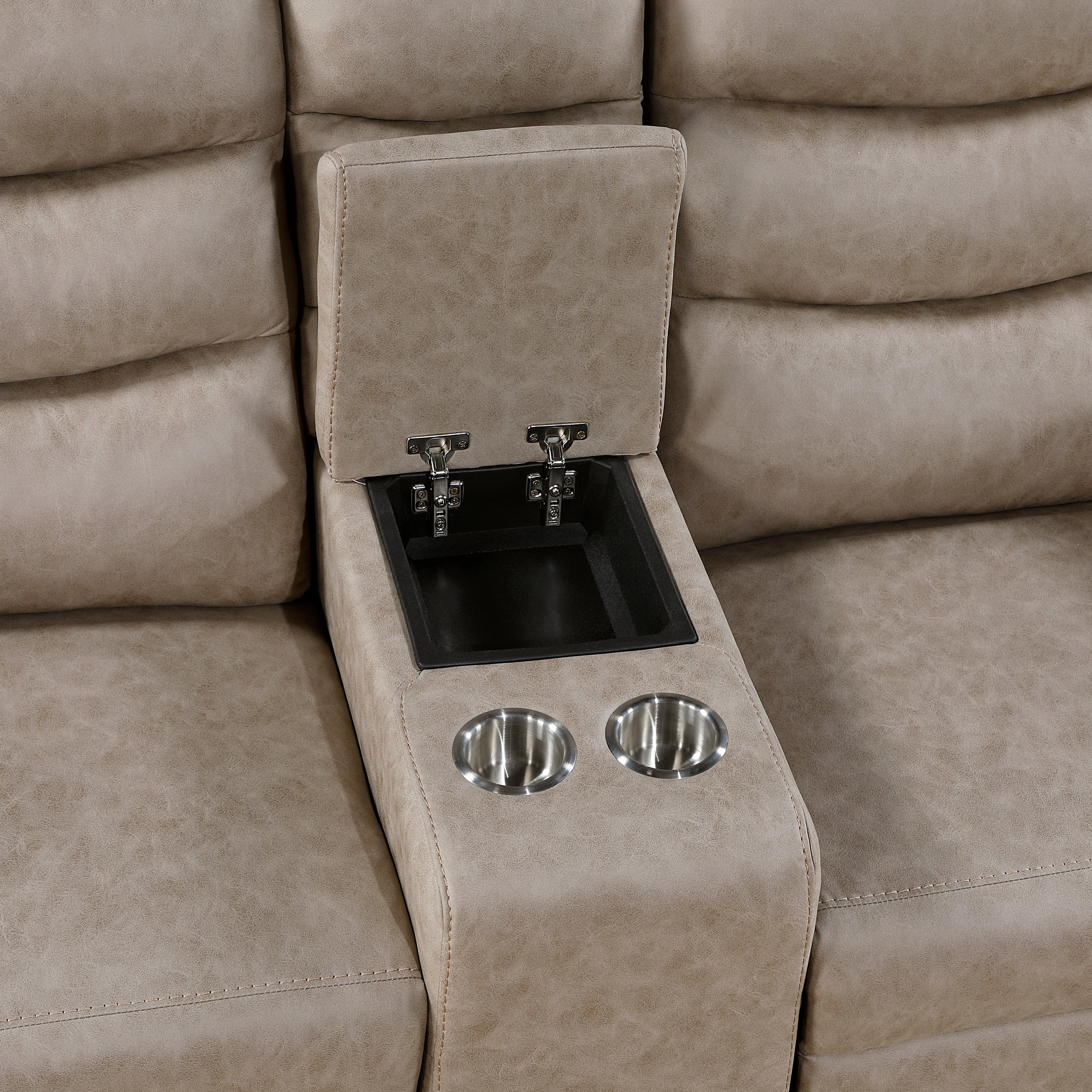 Metric Taupe 2-Piece Reclining Living Room Set - Image 12