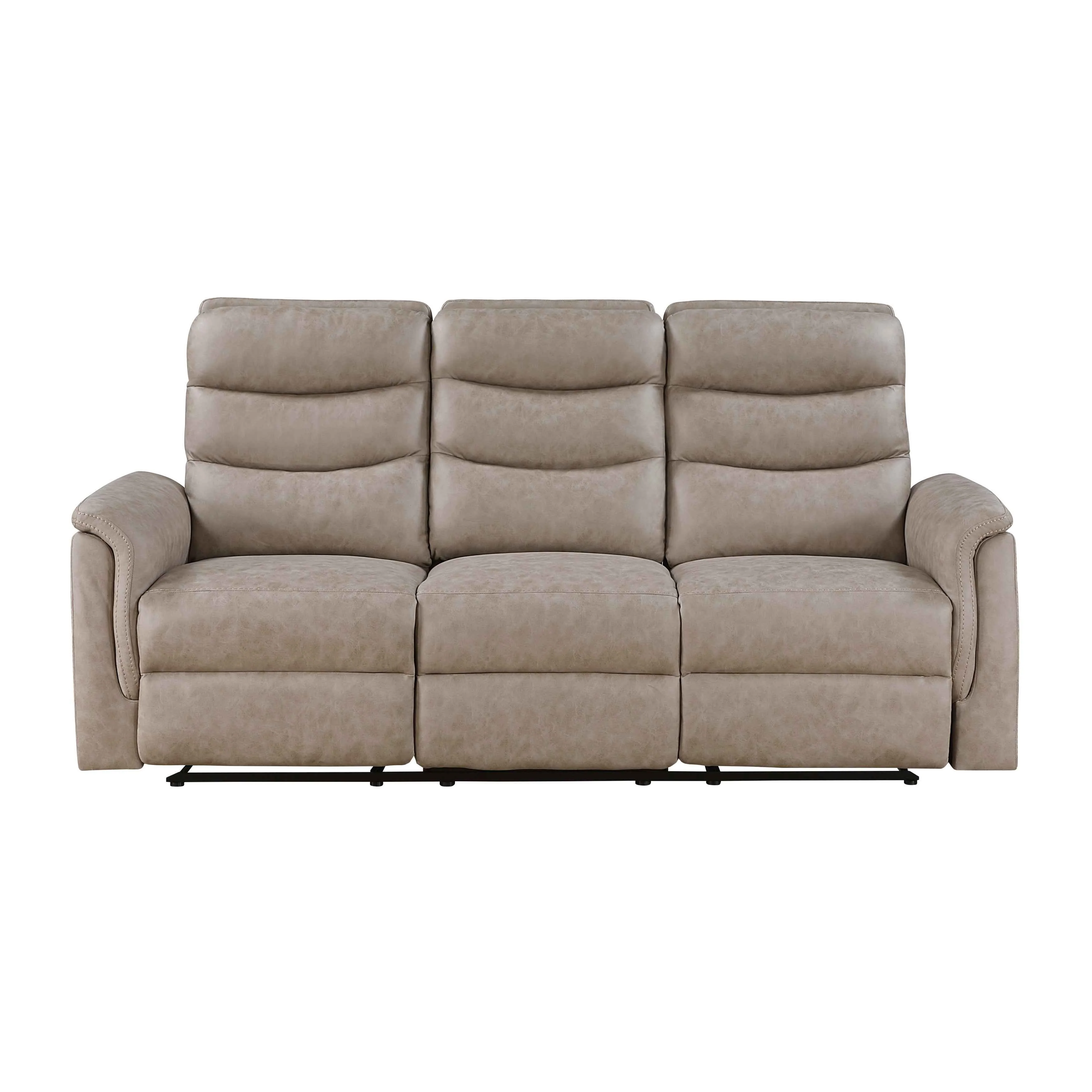Metric Taupe 2-Piece Reclining Living Room Set - Image 2