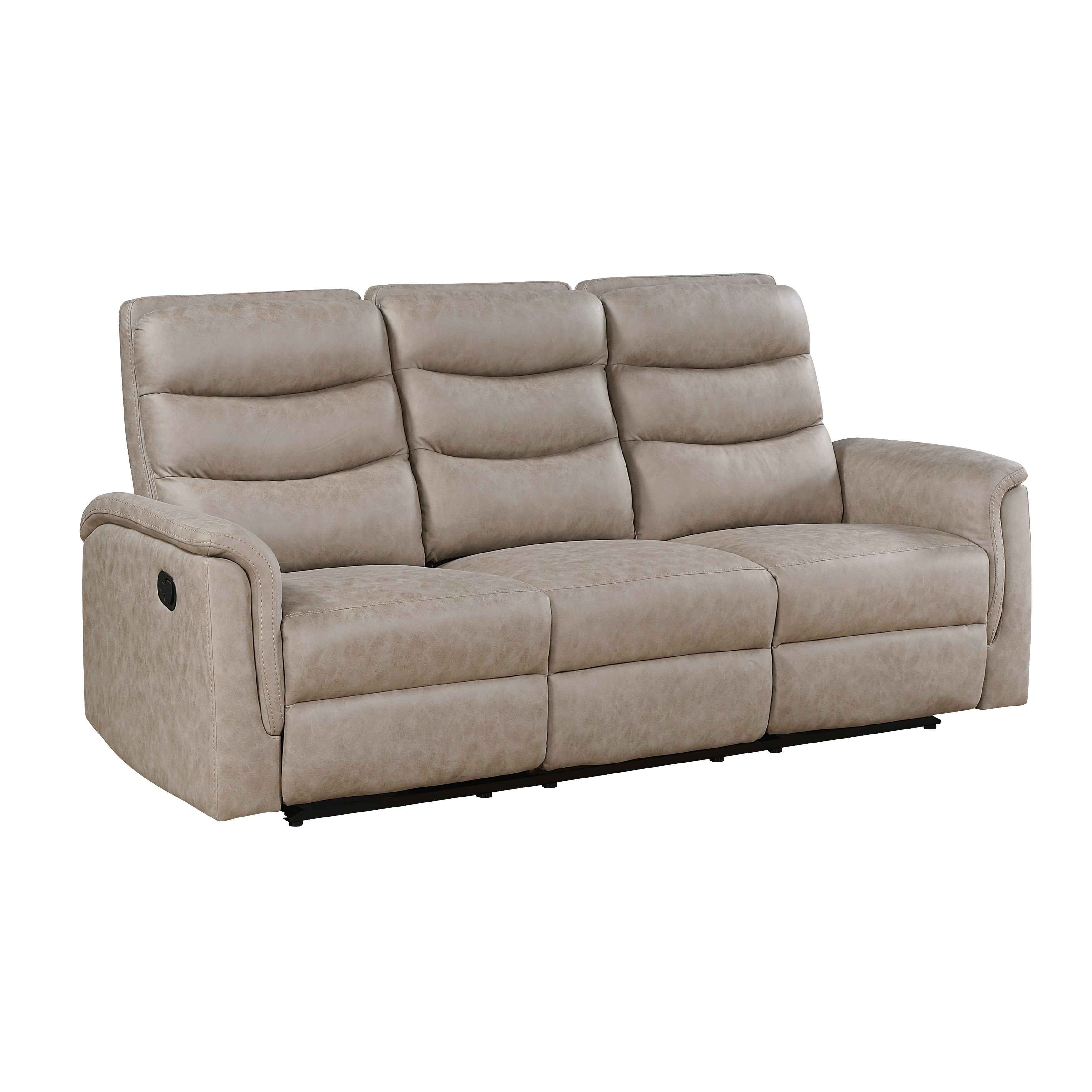 Metric Taupe 2-Piece Reclining Living Room Set - Image 3