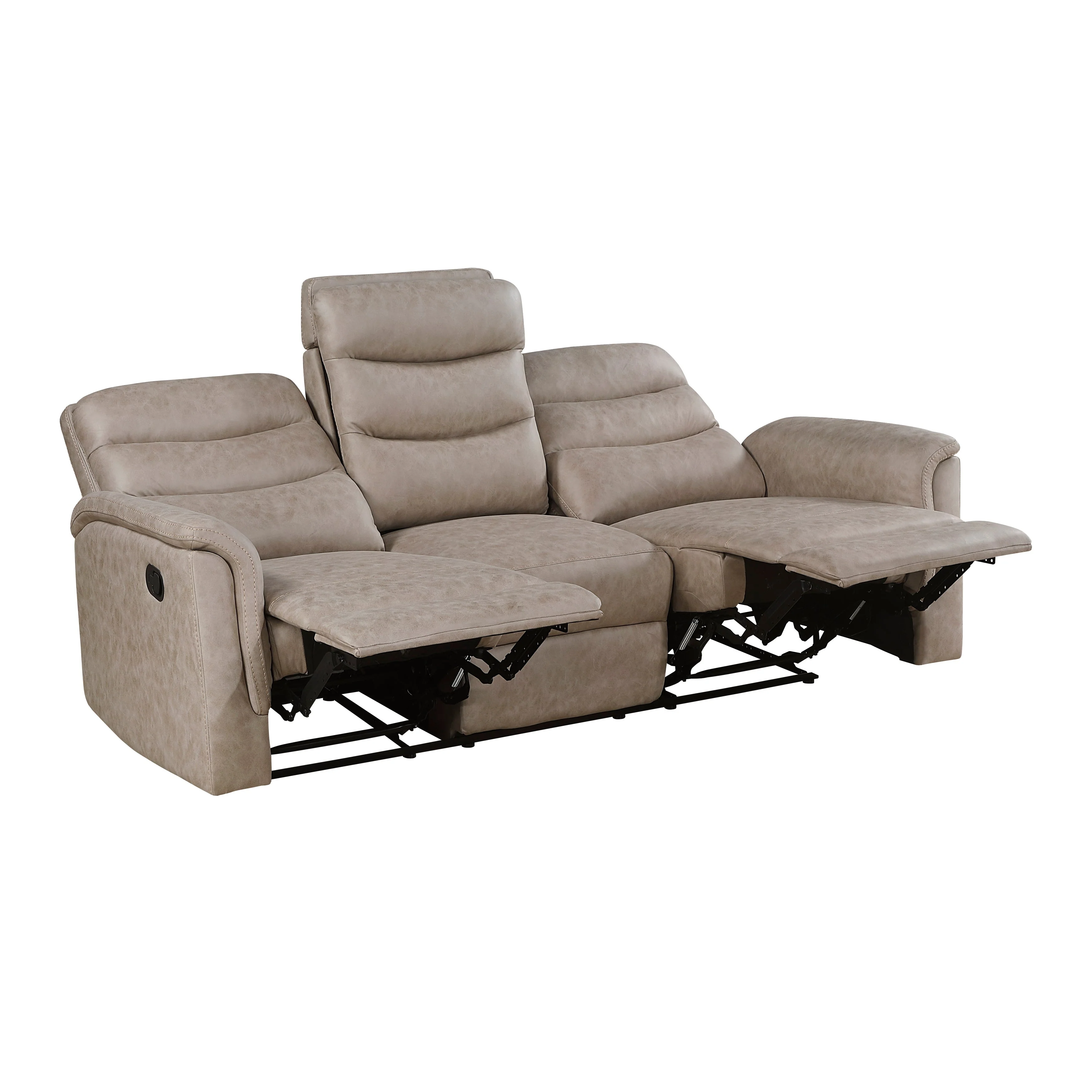 Metric Taupe 2-Piece Reclining Living Room Set - Image 5