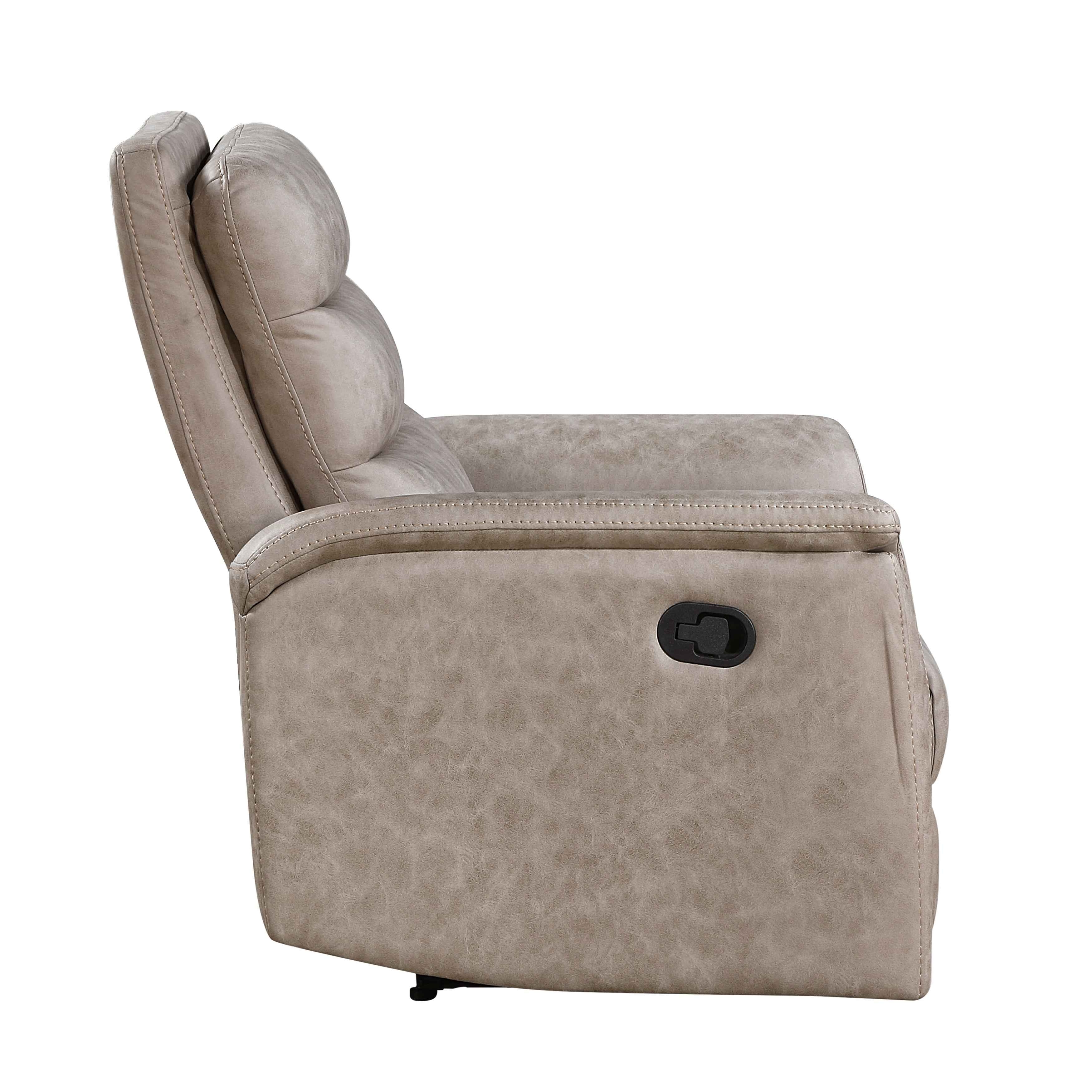 Metric Taupe Reclining Chair - Image 3