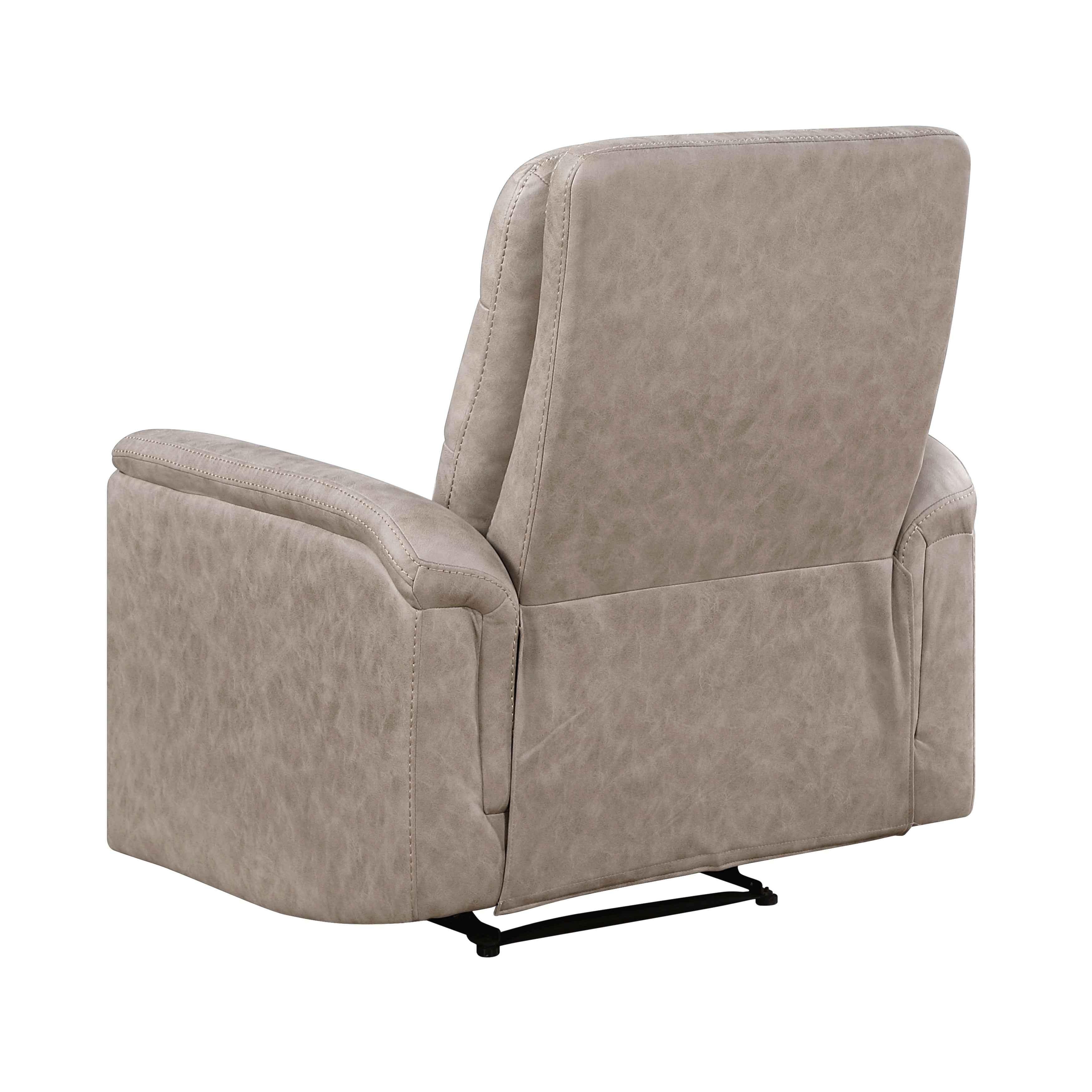 Metric Taupe Reclining Chair - Image 4