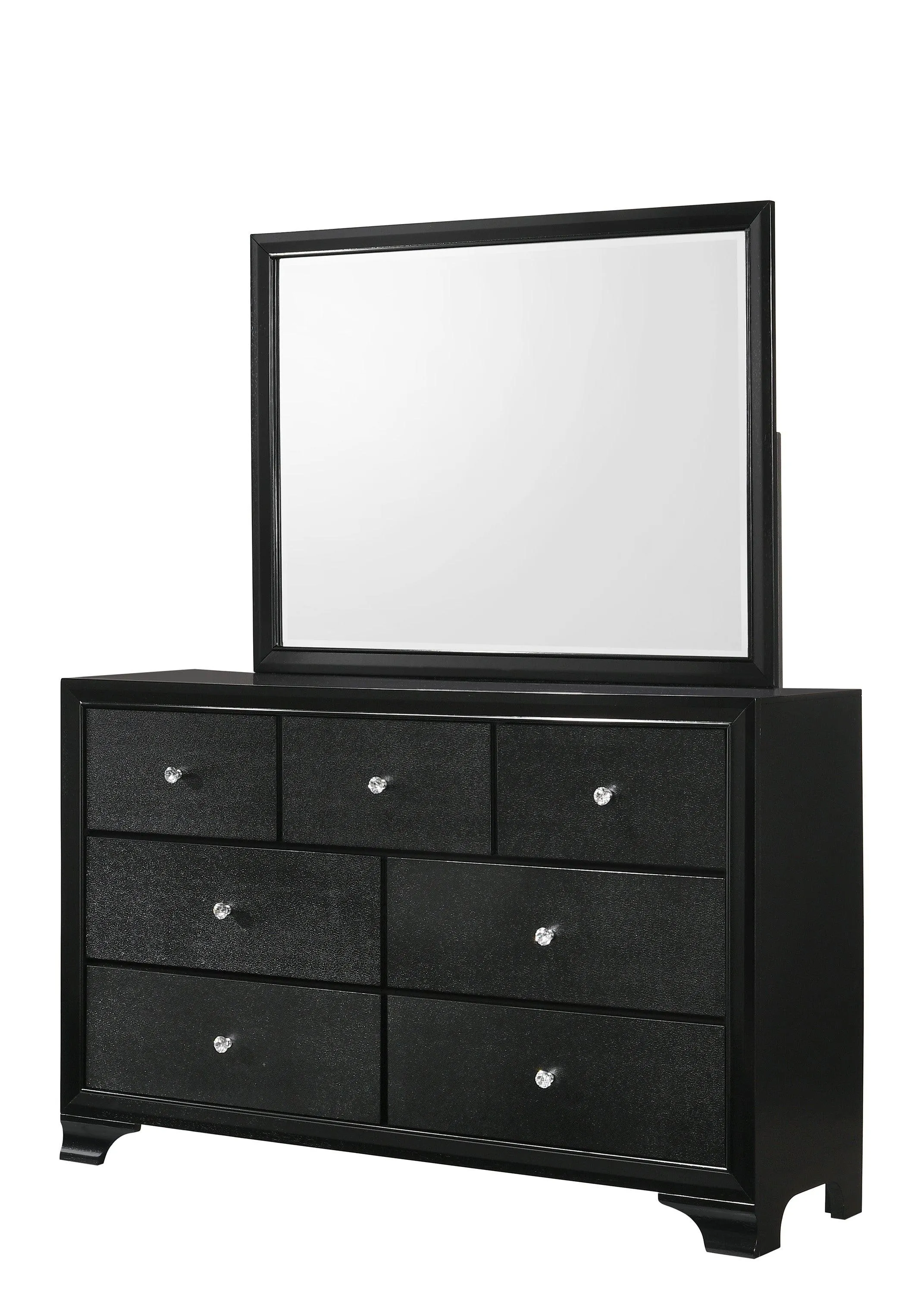 Micah Black Bedroom Mirror (Mirror Only) - Image 5