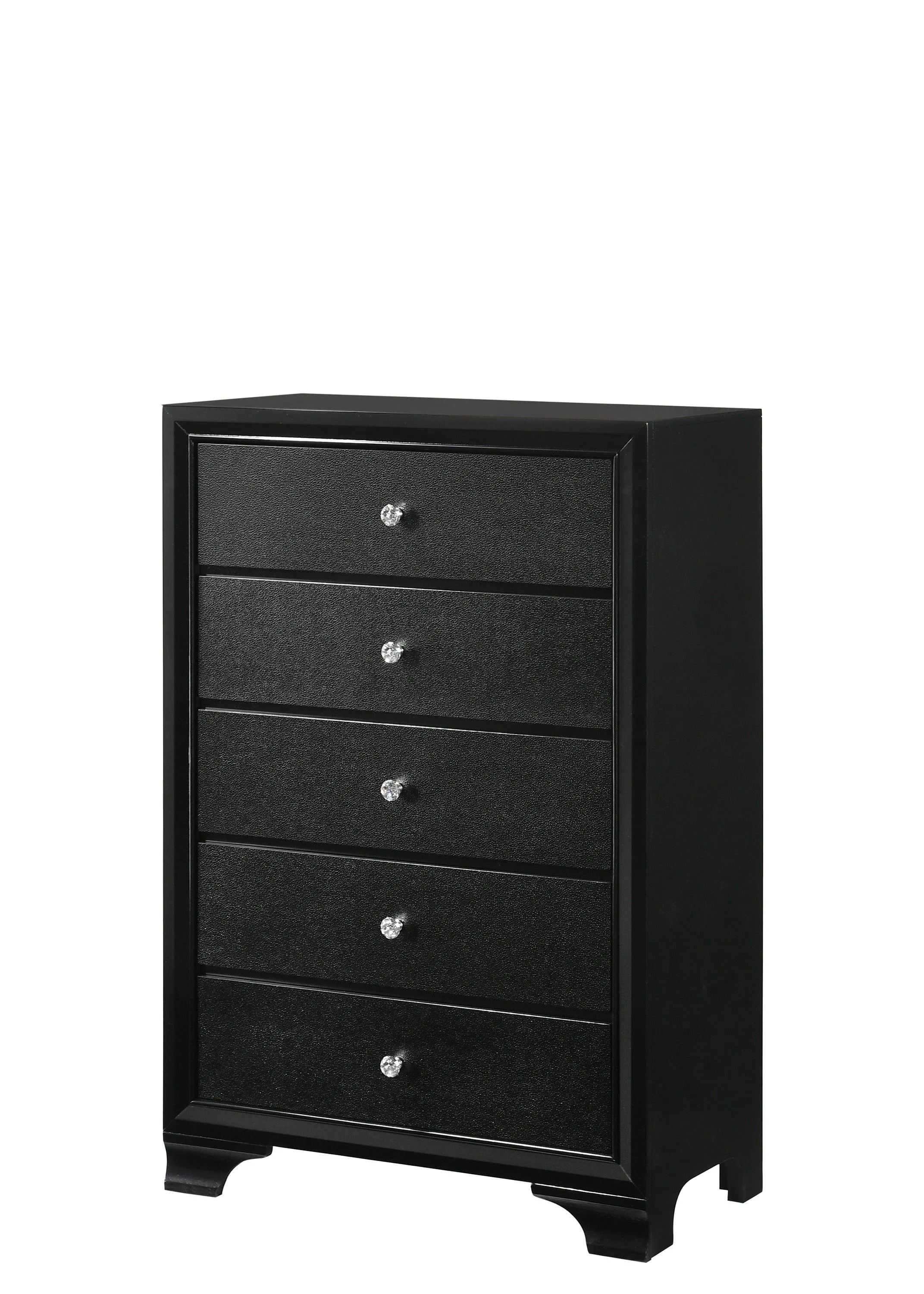 Micah Black LED Upholstered Panel Youth Bedroom Set - Image 6