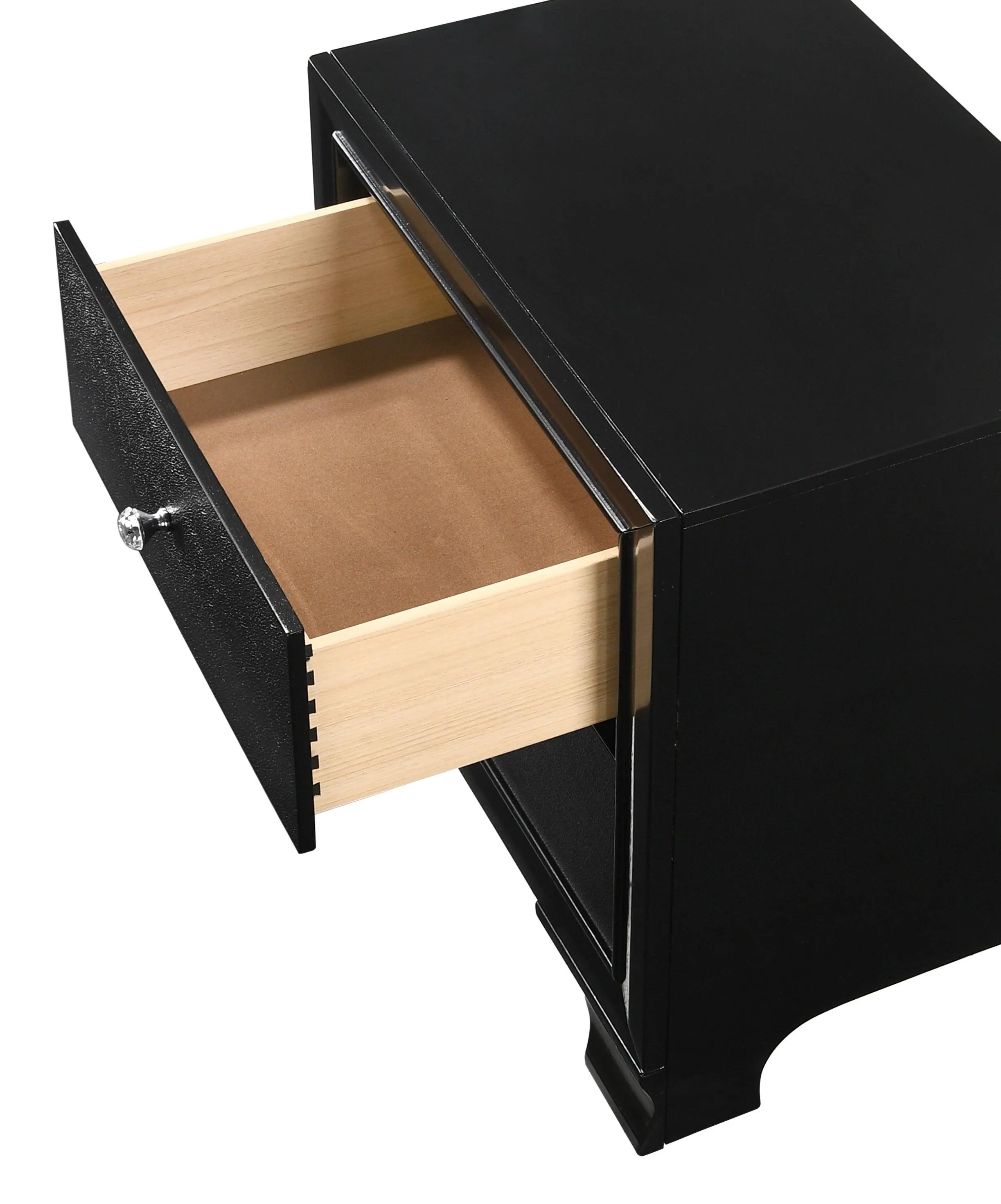 Micah Black LED Upholstered Panel Youth Bedroom Set - Image 8