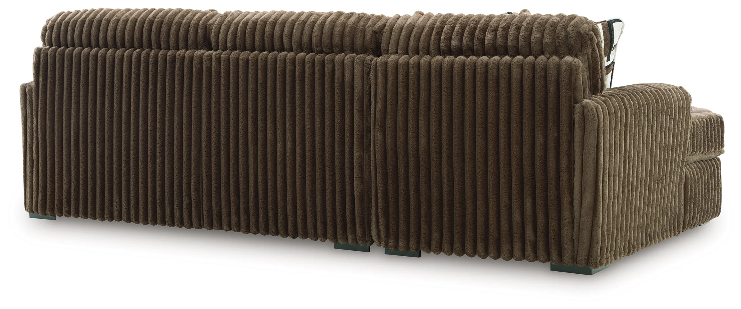 Midnight-Madness Chocolate 2-Piece Sectional Sofa with LAF Chaise - Image 5