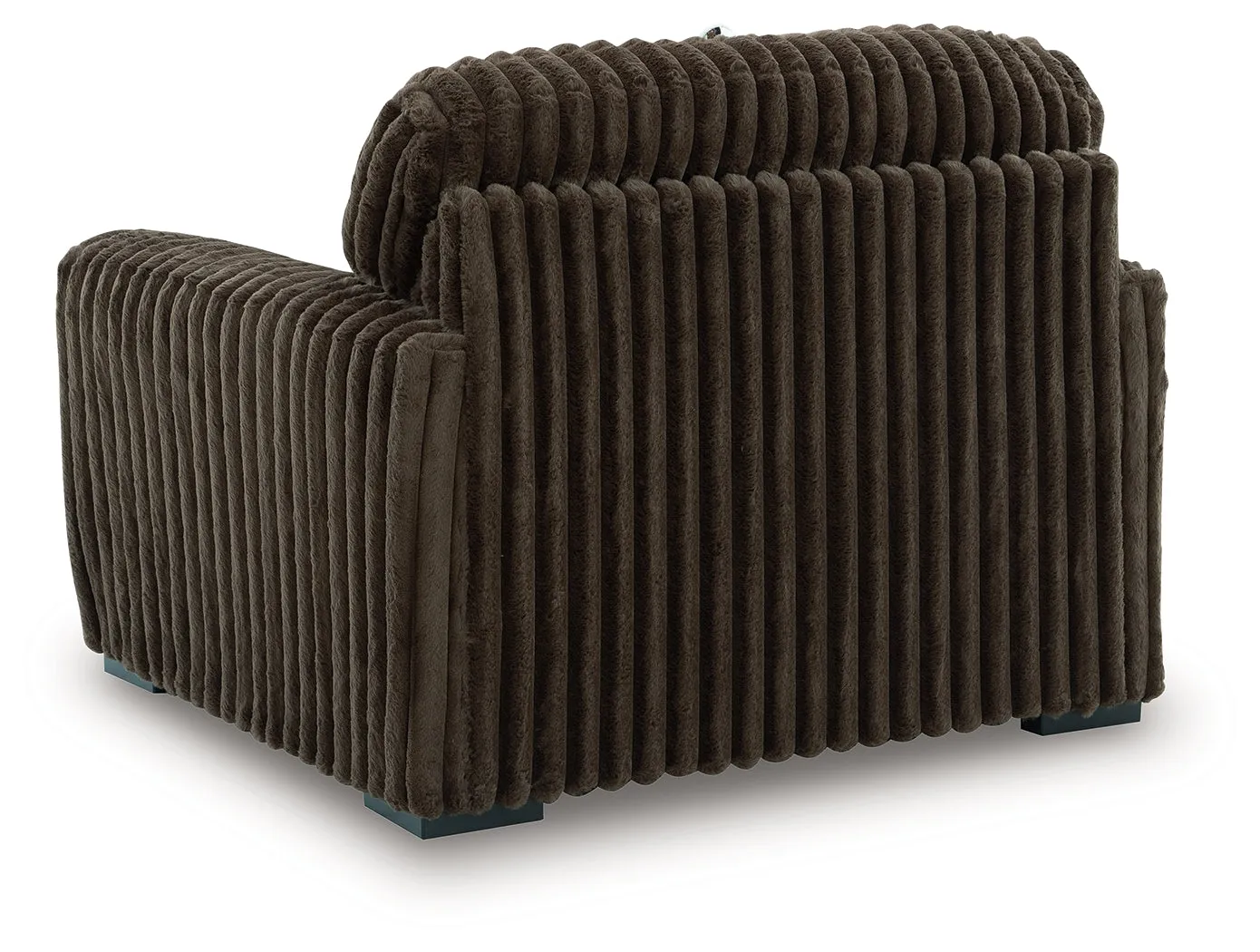 Midnight-Madness Chocolate Oversized Chair - Image 4