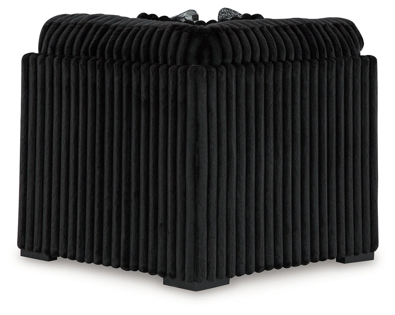 Midnight-Madness Onyx 4-Piece Sectional - Image 13