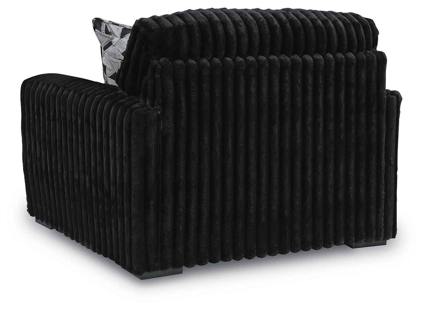 Midnight-Madness Onyx Oversized Chair with Accent Ottoman - Image 17