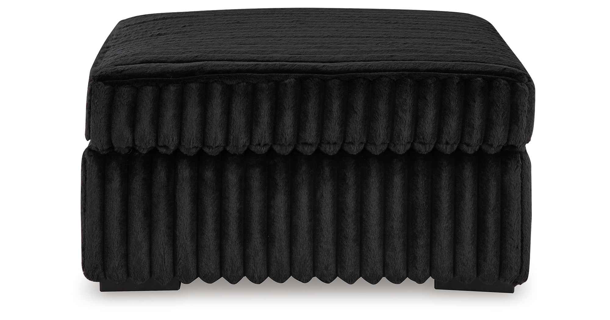 Midnight-Madness Onyx Oversized Chair with Accent Ottoman - Image 5