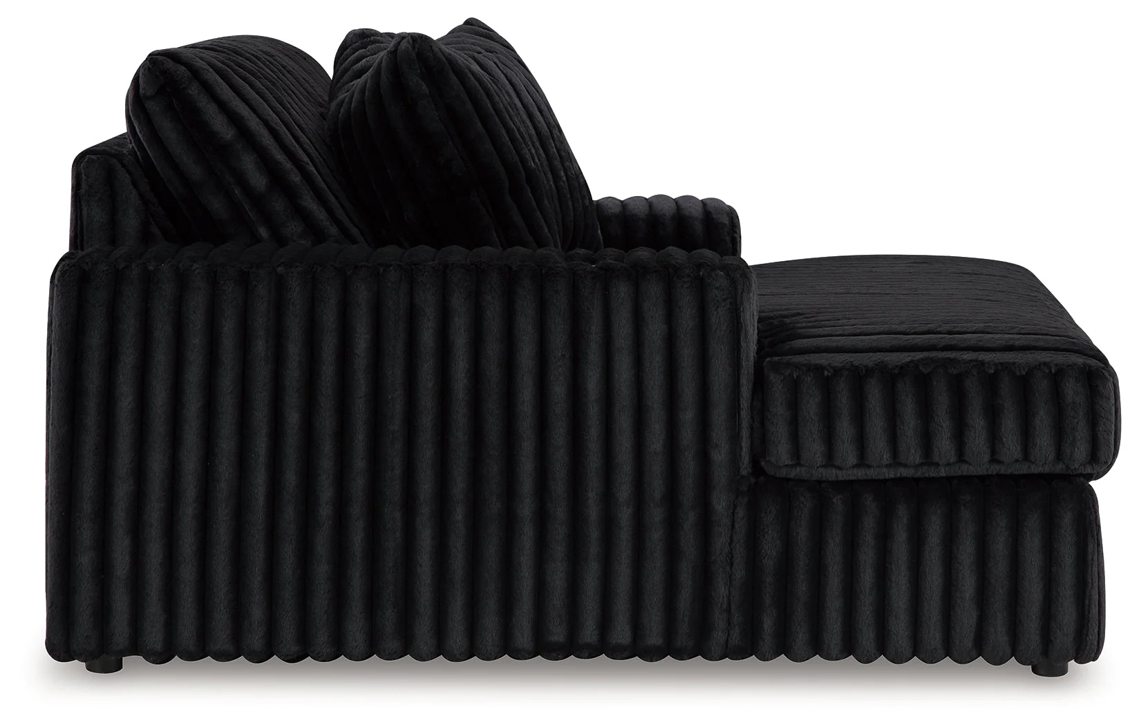 Midnight-Madness Onyx Oversized Chaise and Accent Ottoman - Image 4